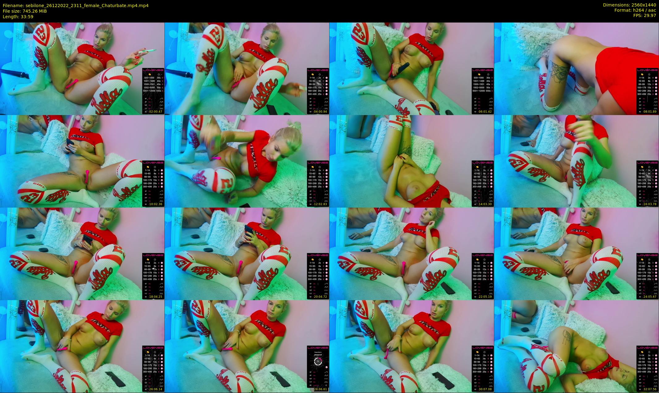 sebilone — 34 minute Chaturbate couple cam show recording, 1080p, Dec 26, 2022