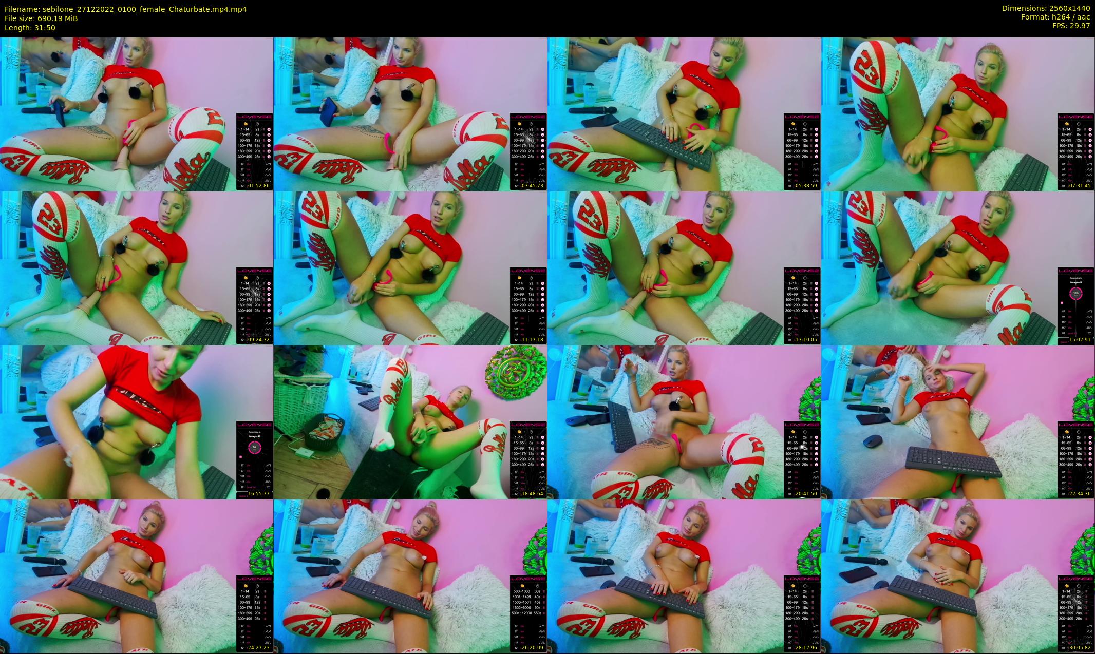 sebilone — 32 minute Chaturbate couple cam show recording, 1080p, Dec 27, 2022