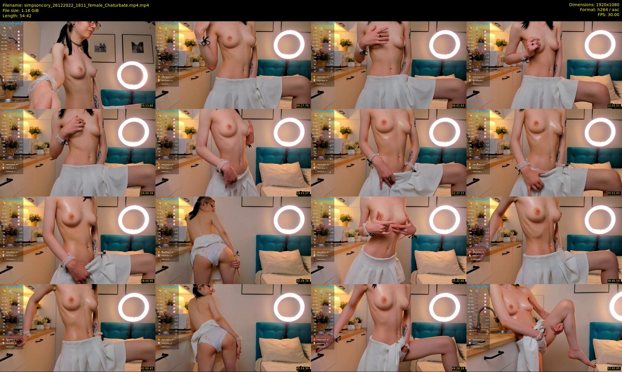simpsoncory — 55 minute Chaturbate female cam show recording, 1080p, Dec 26, 2022