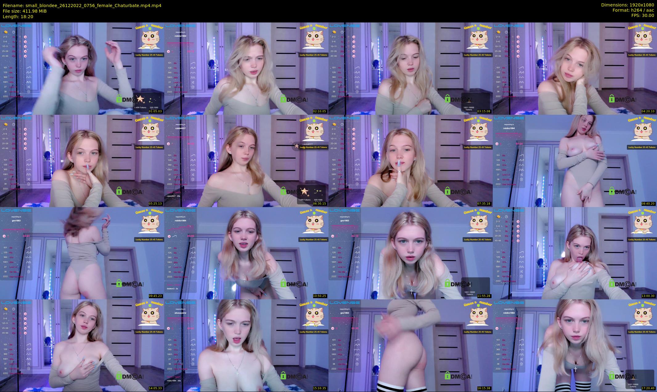 small_blondee — 19 minute Chaturbate female cam show recording, 1080p, Dec 26, 2022