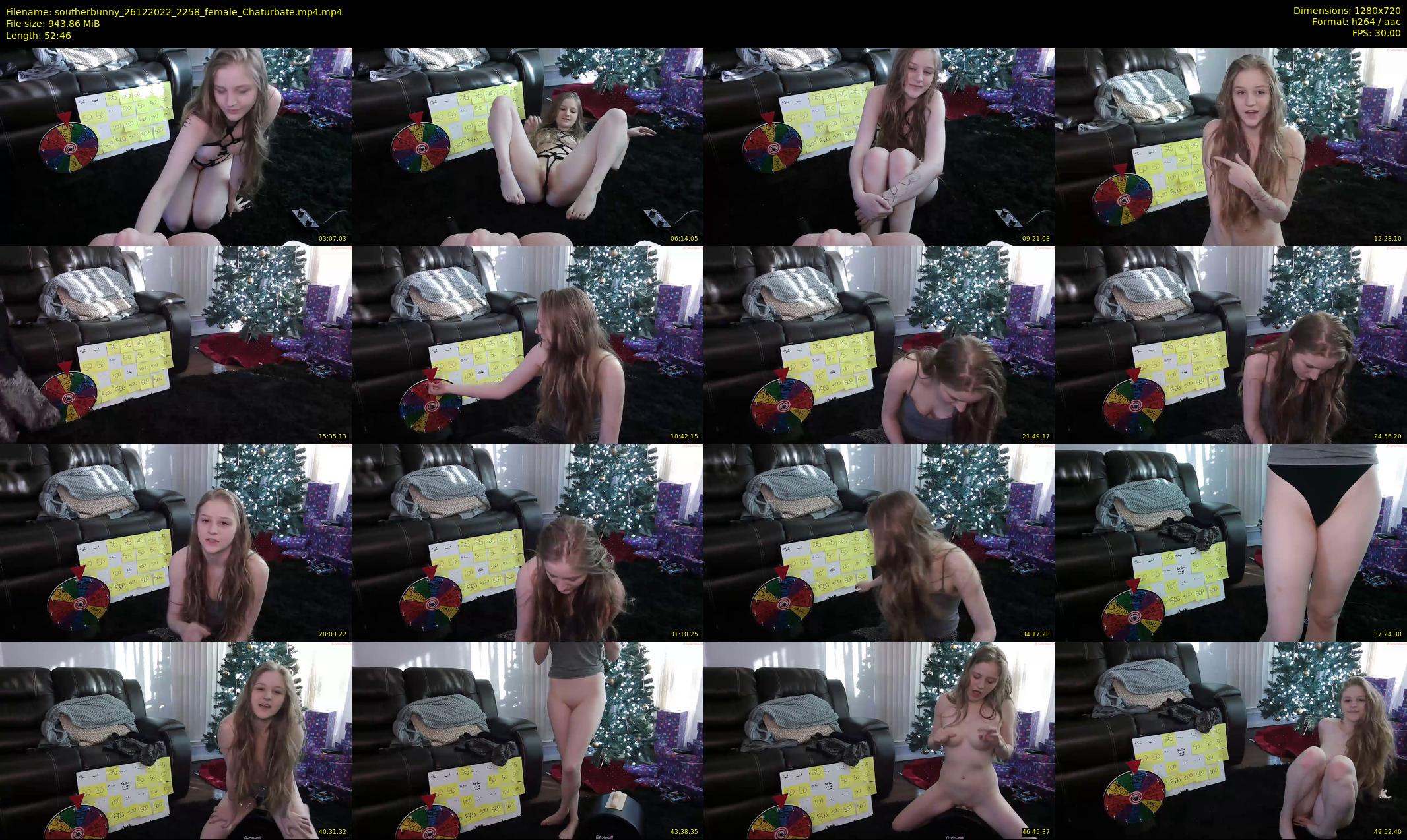 southerbunny — 53 minute Chaturbate female cam show recording, 720p, Dec 26, 2022