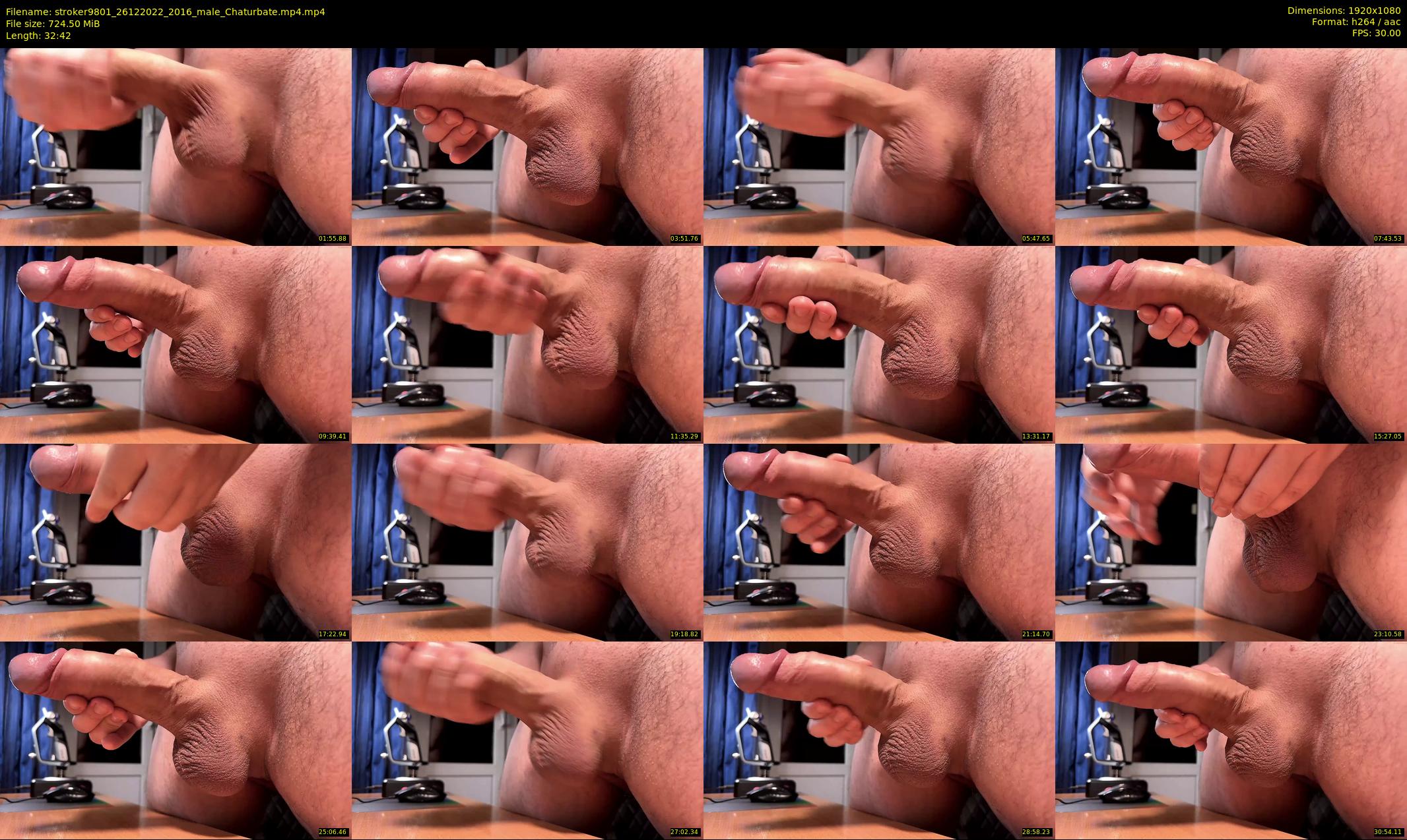 stroker9801 — 33 minute Chaturbate male cam show recording, 1080p, Dec 26, 2022