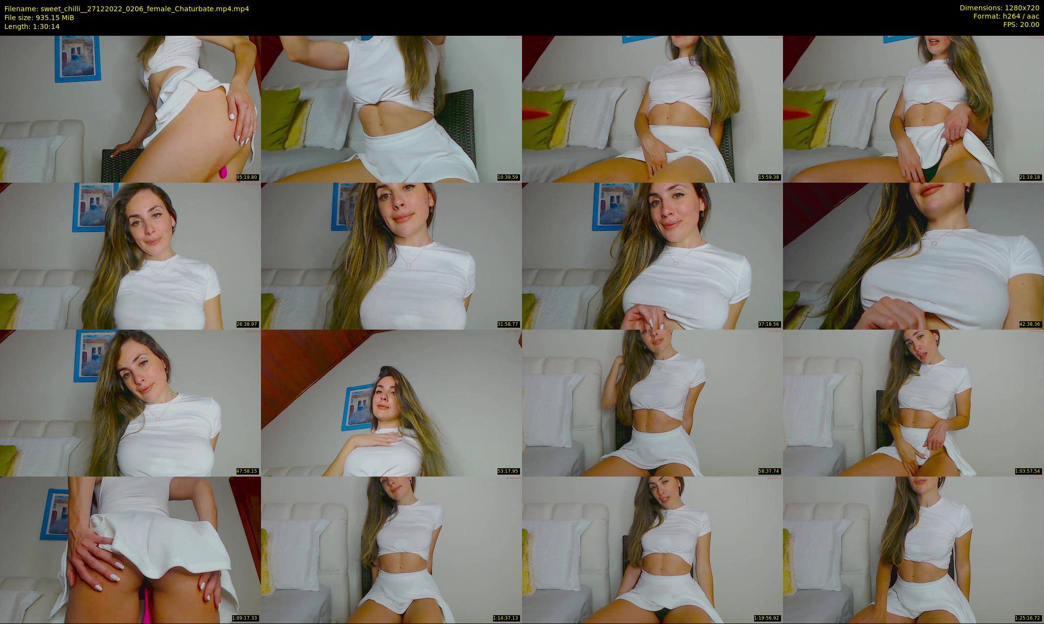 sweet_chilli_ — 91 minute Chaturbate female cam show recording, 720p, Dec 27, 2022
