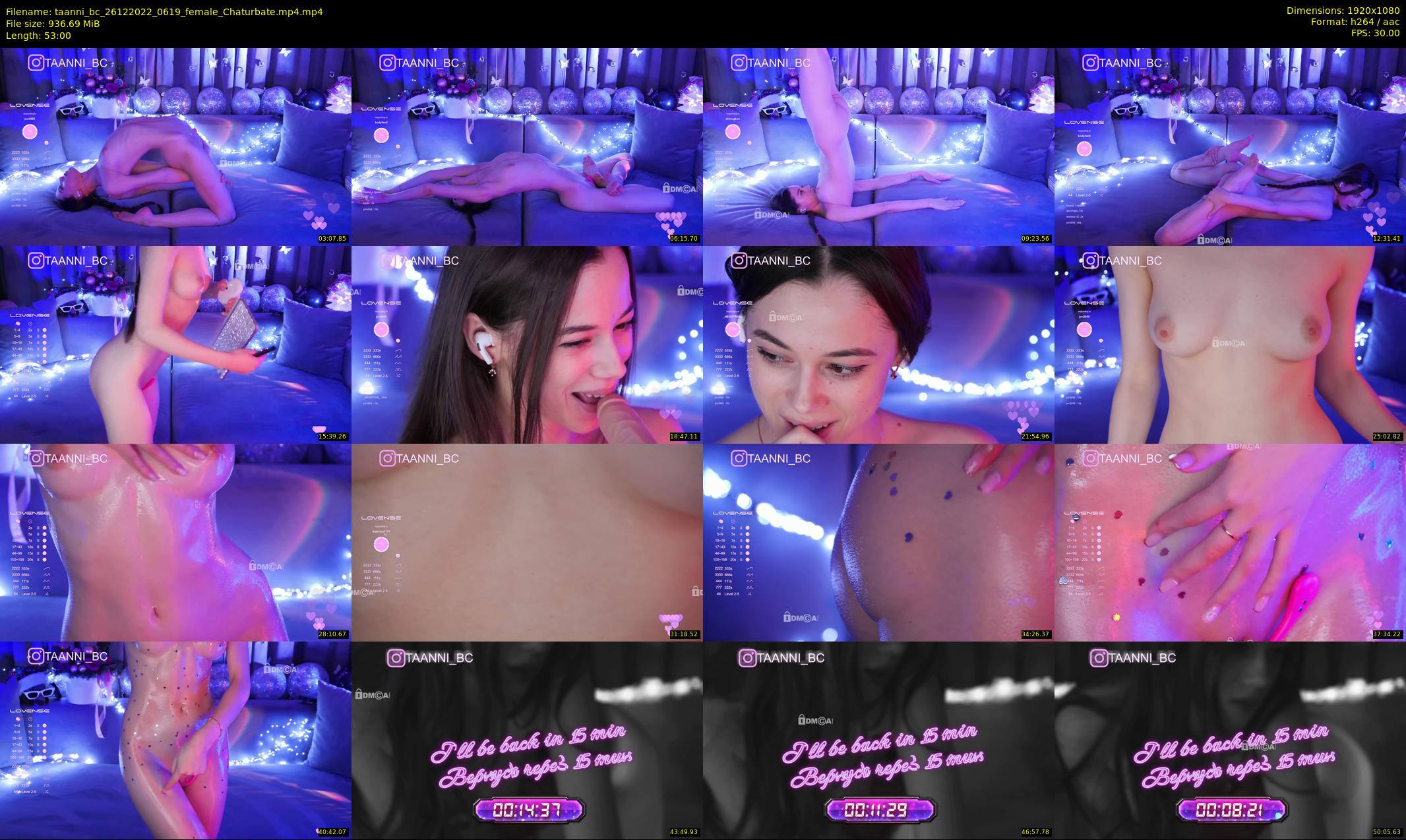 taanni_bc — 53 minute Chaturbate female cam show recording, 1080p, Dec 26, 2022