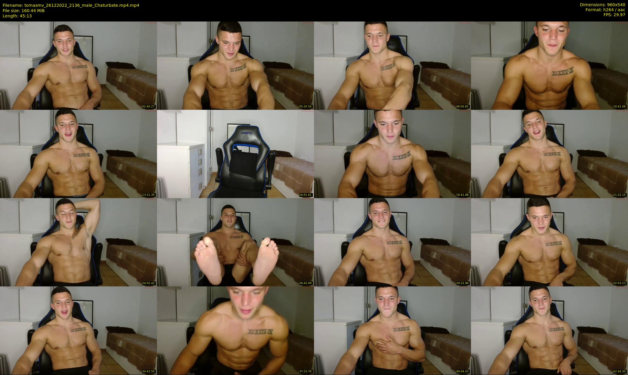 tomasmv — 46 minute Chaturbate male cam show recording, 480p, Dec 26, 2022