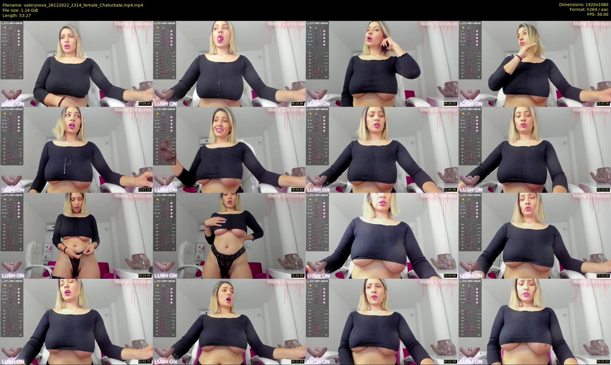 valerynova — 54 minute Chaturbate female cam show recording, 1080p, Dec 26, 2022