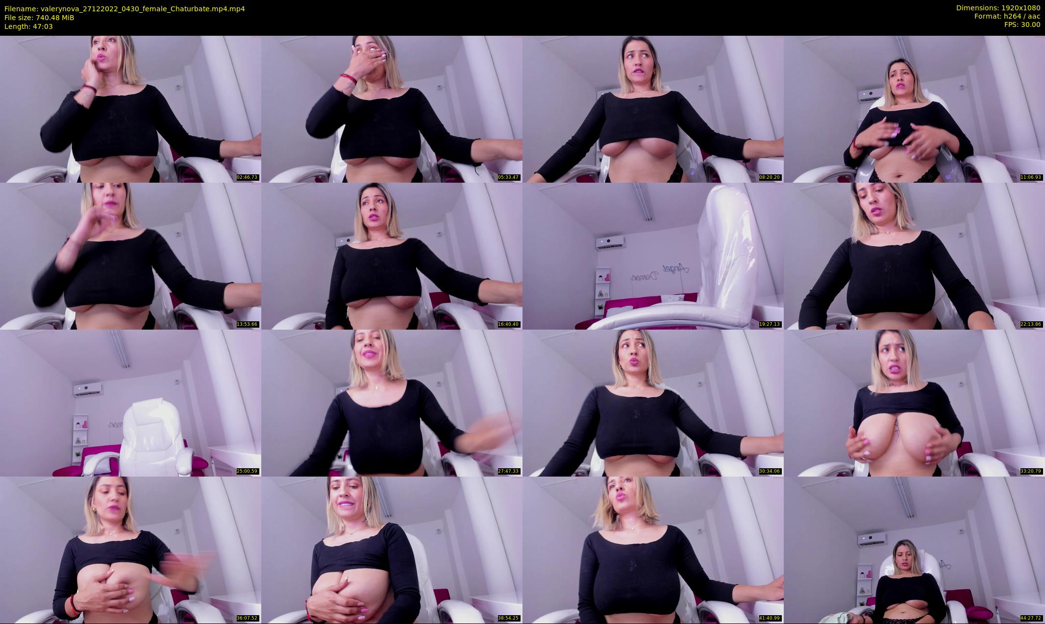 valerynova — 48 minute Chaturbate female cam show recording, 1080p, Dec 27, 2022