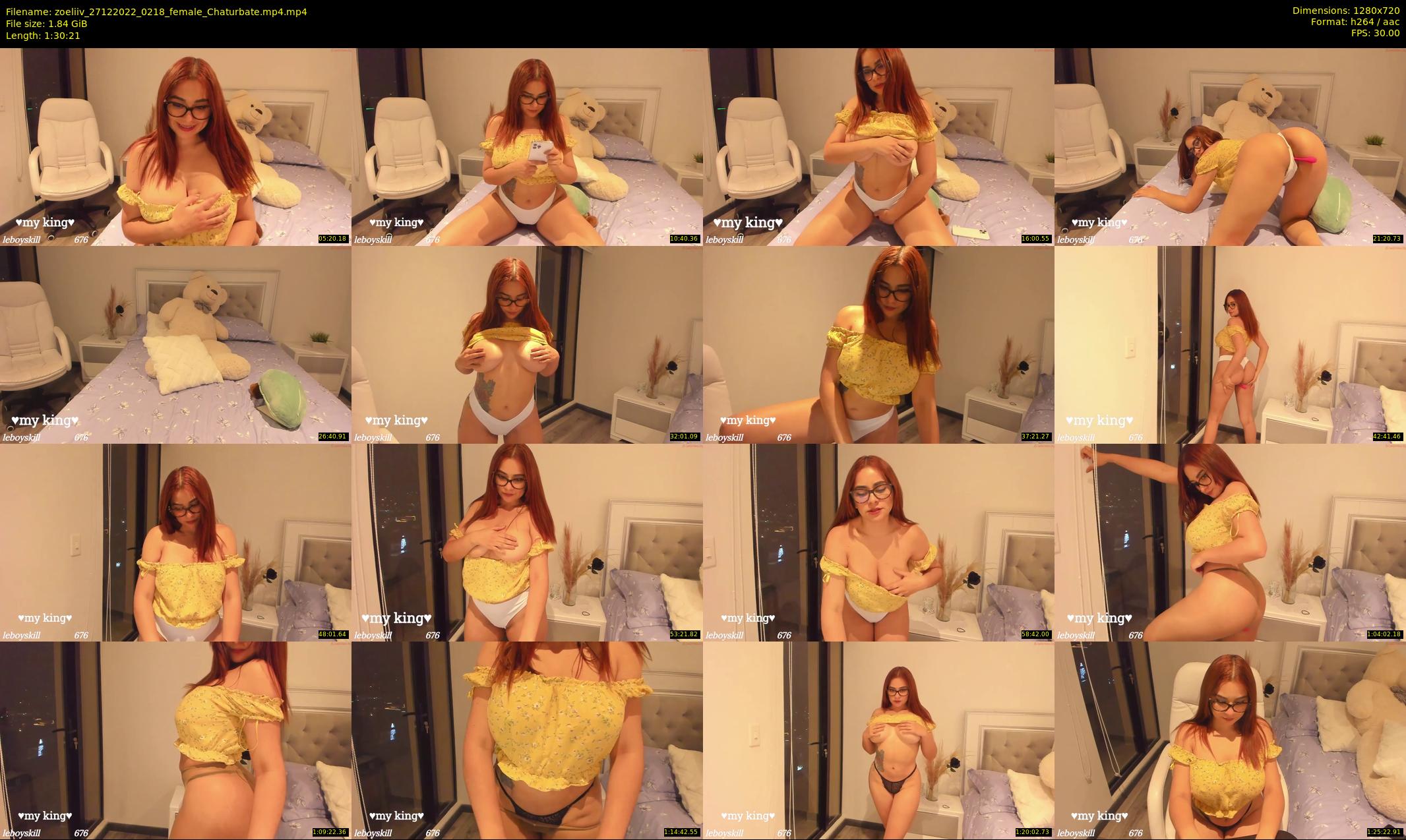 zoeliiv — 91 minute Chaturbate female cam show recording, 720p, Dec 27, 2022