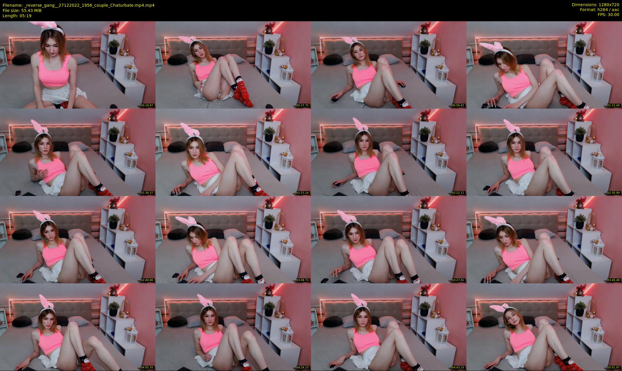 _reverse_gang_ — 6 minute Chaturbate couple cam show recording, 720p, Dec 27, 2022