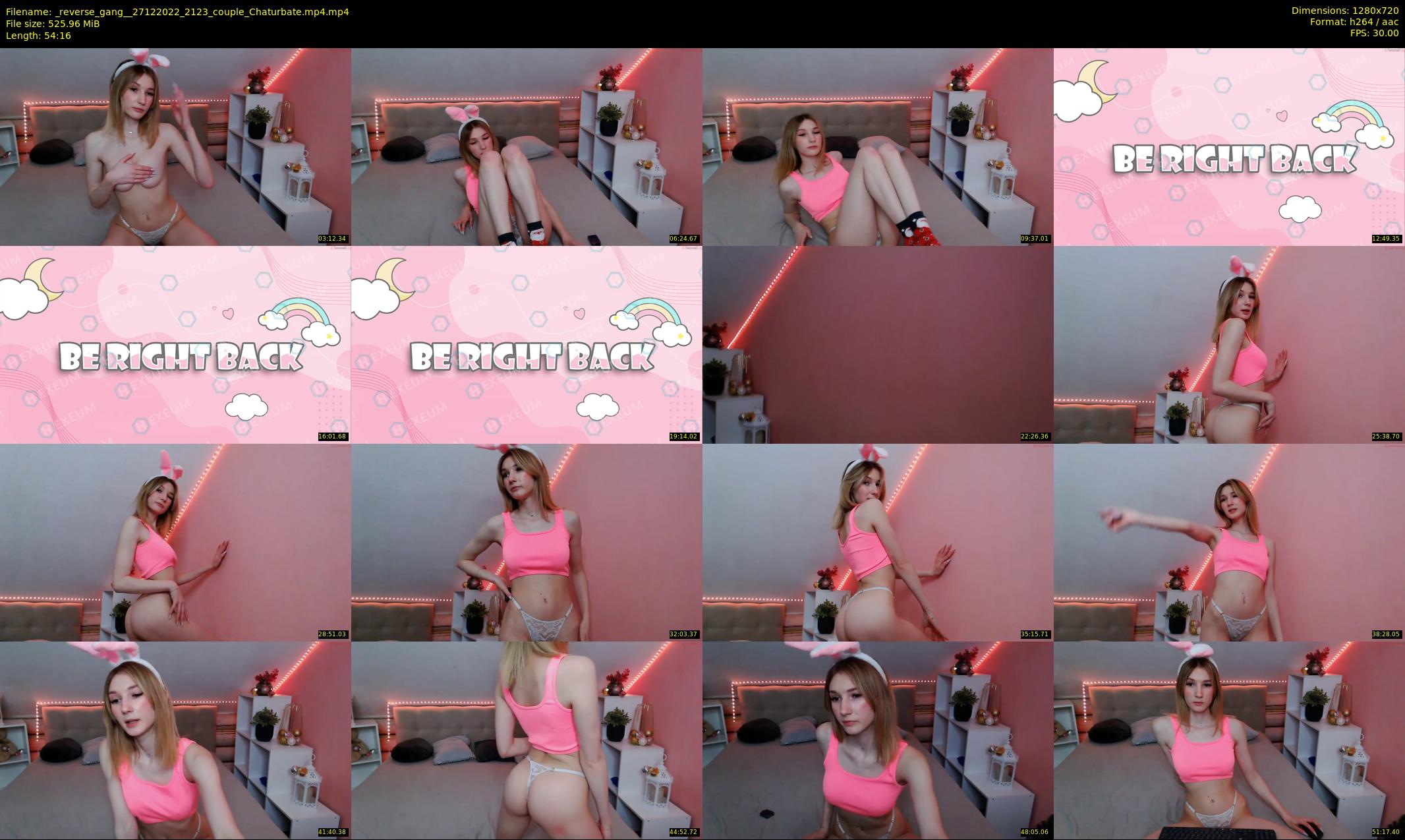 _reverse_gang_ — 55 minute Chaturbate couple cam show recording, 720p, Dec 27, 2022