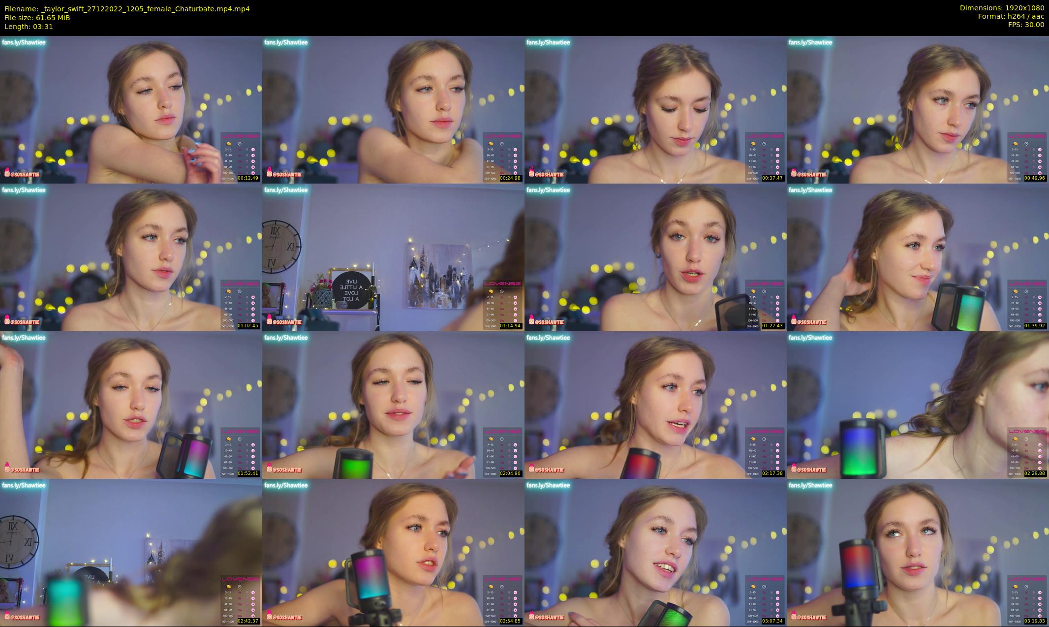 _taylor_swift — 4 minute Chaturbate female cam show recording, 1080p, Dec 27, 2022