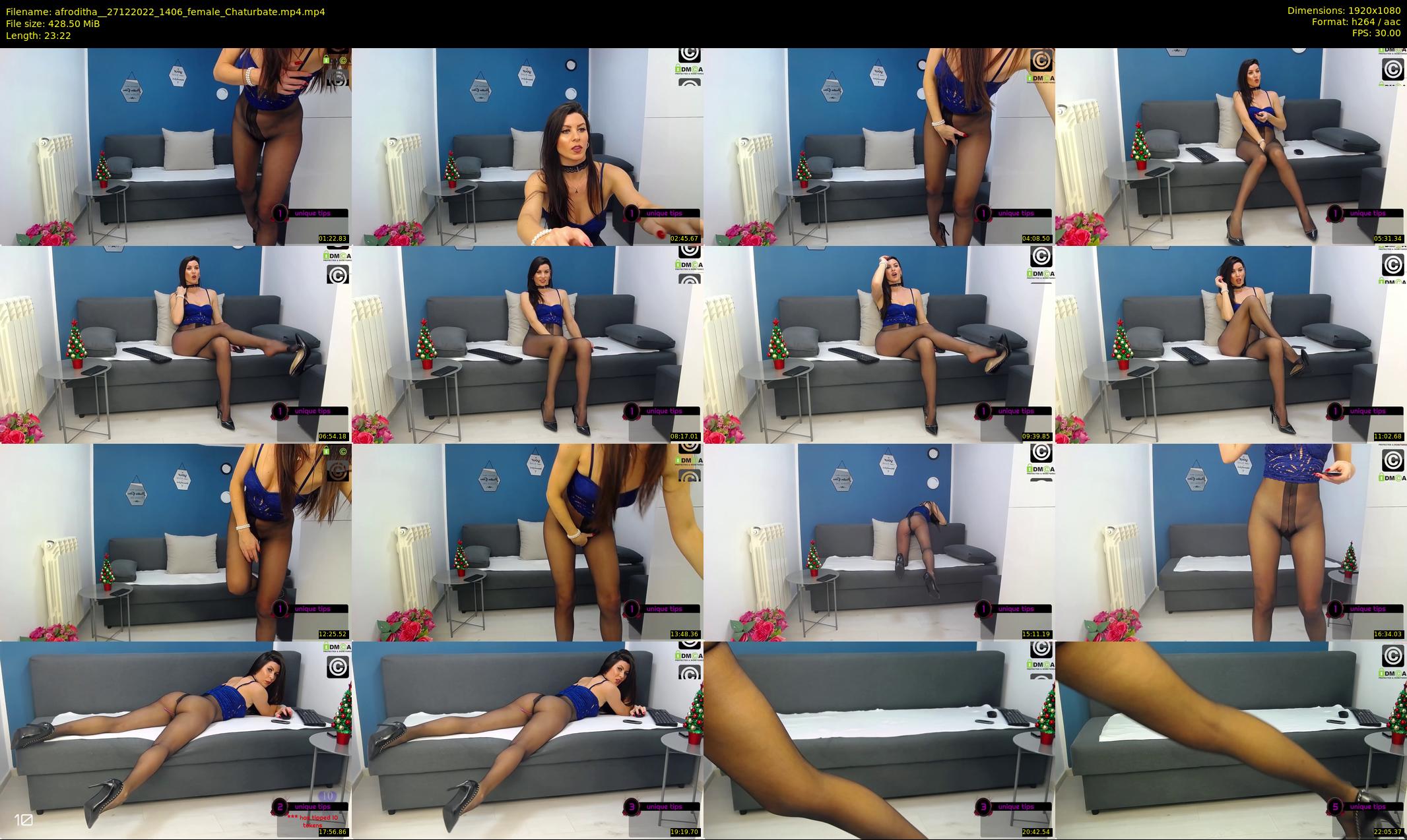 afroditha_ — 24 minute Chaturbate female cam show recording, 1080p, Dec 27, 2022