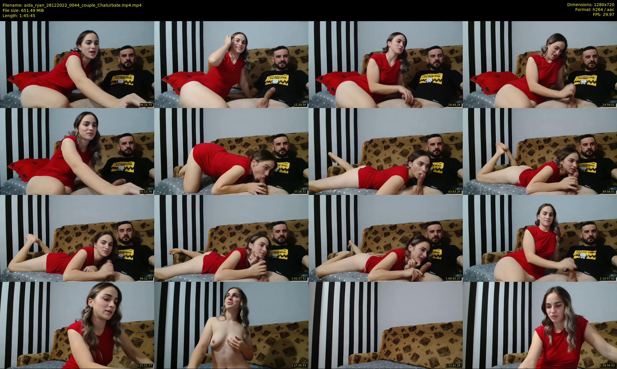 aida_ryan — 106 minute Chaturbate couple cam show recording, 720p, Dec 28, 2022
