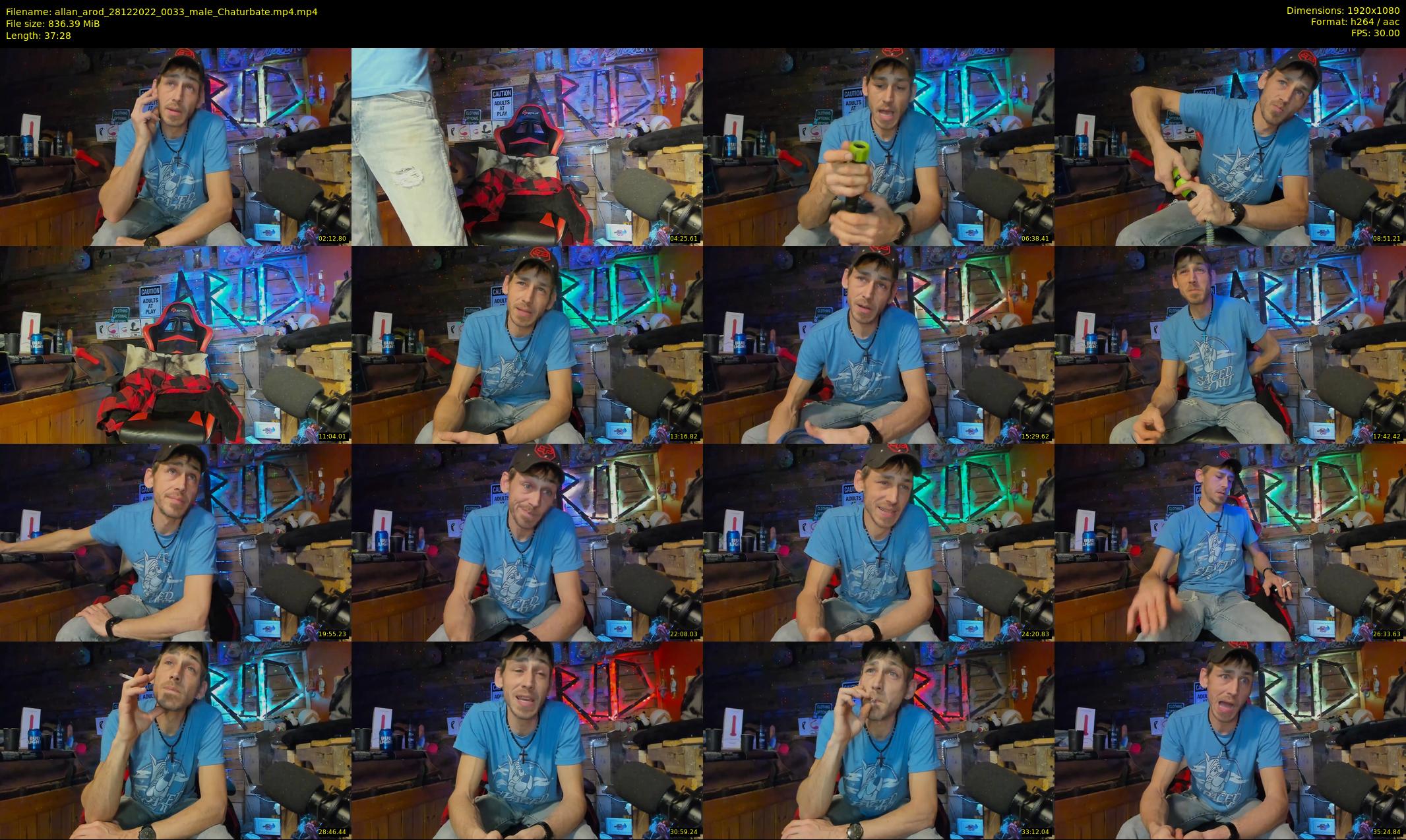 allan_arod — 38 minute Chaturbate male cam show recording, 1080p, Dec 28, 2022