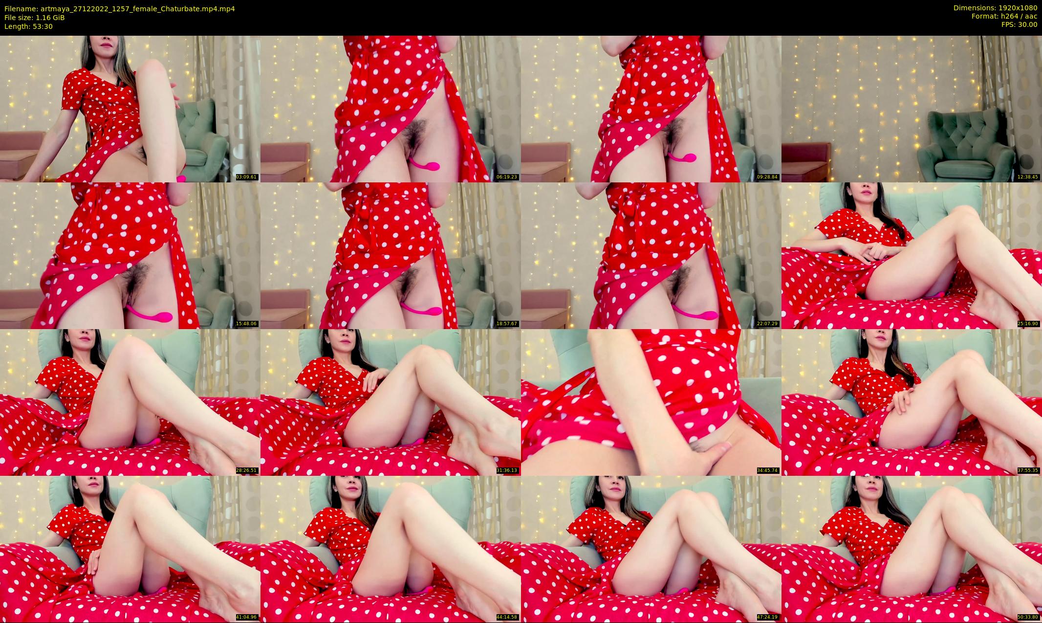 artmaya — 54 minute Chaturbate female cam show recording, 1080p, Dec 27, 2022