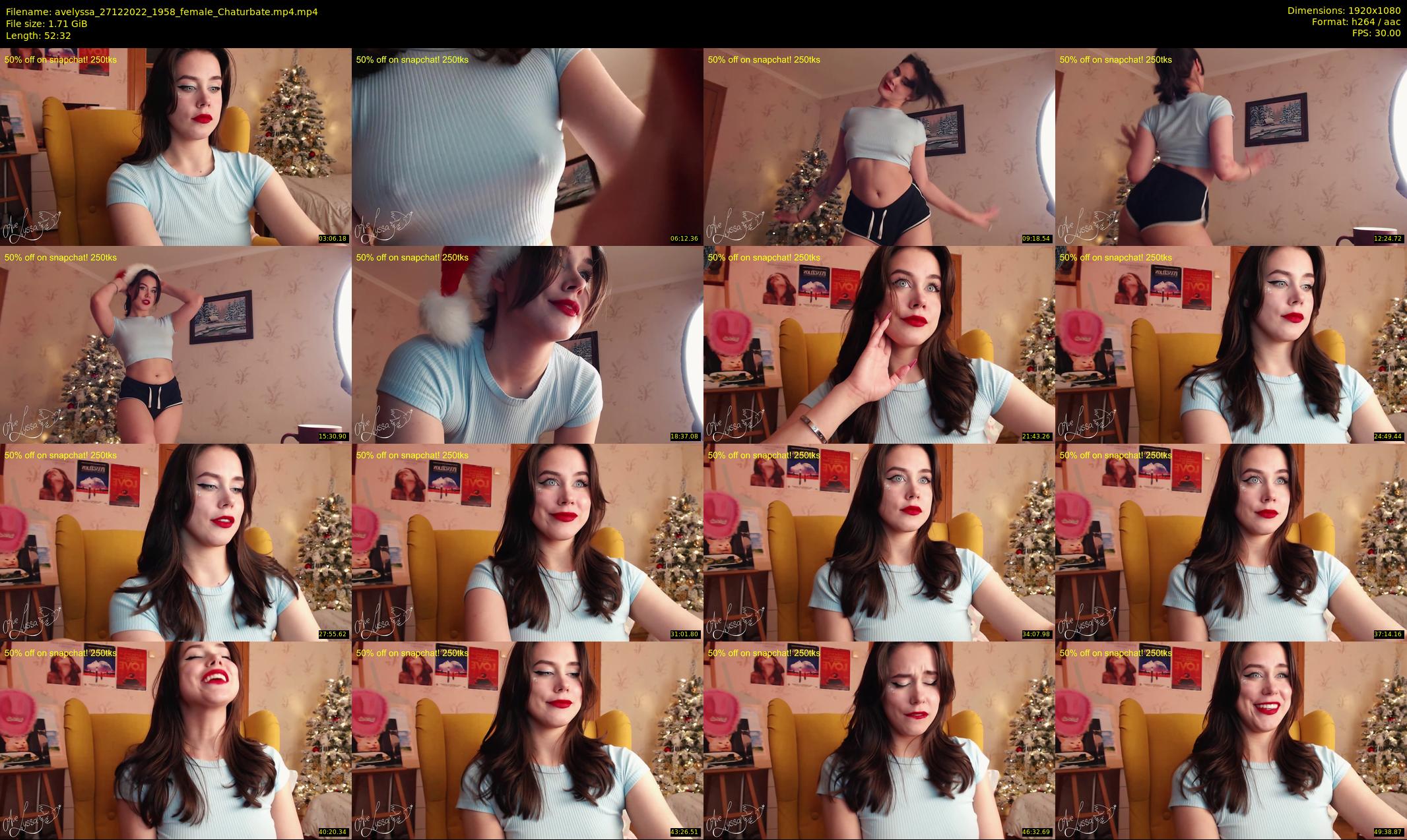 avelyssa — 53 minute Chaturbate female cam show recording, 1080p, Dec 27, 2022