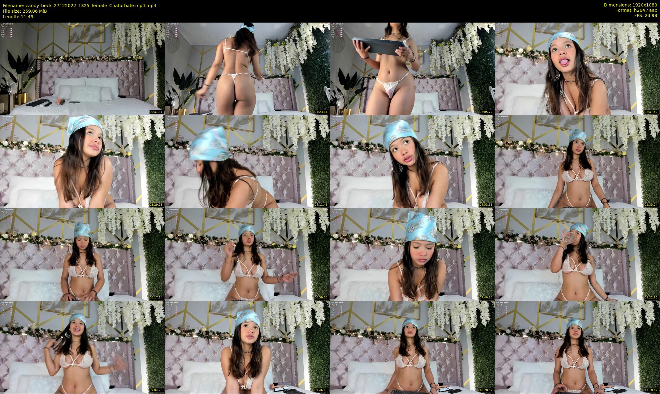 candy_beck — 12 minute Chaturbate female cam show recording, 1080p, Dec 27, 2022