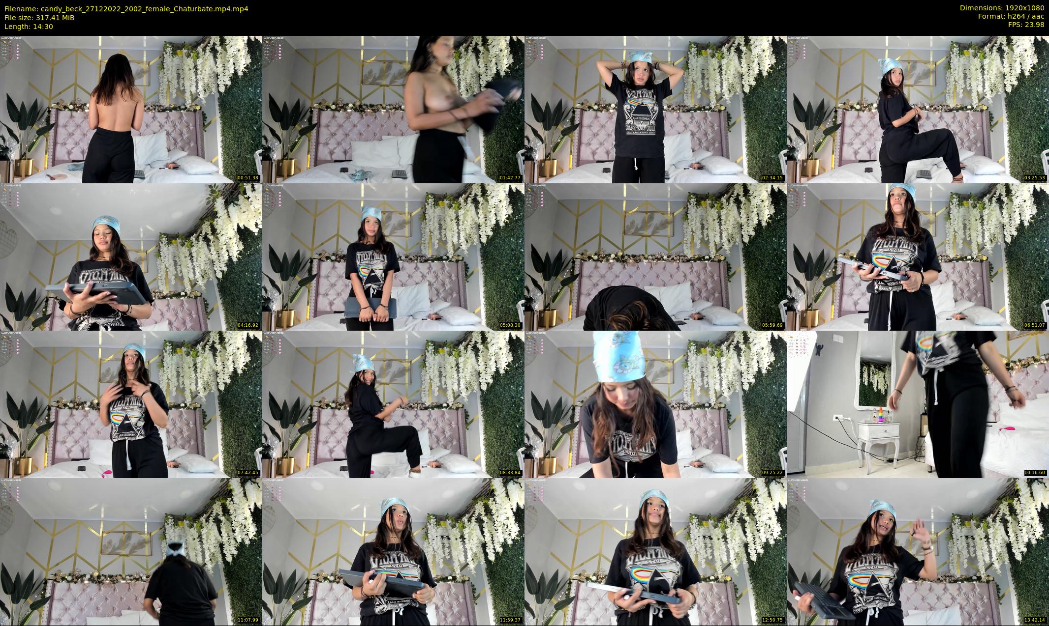 candy_beck — 15 minute Chaturbate female cam show recording, 1080p, Dec 27, 2022