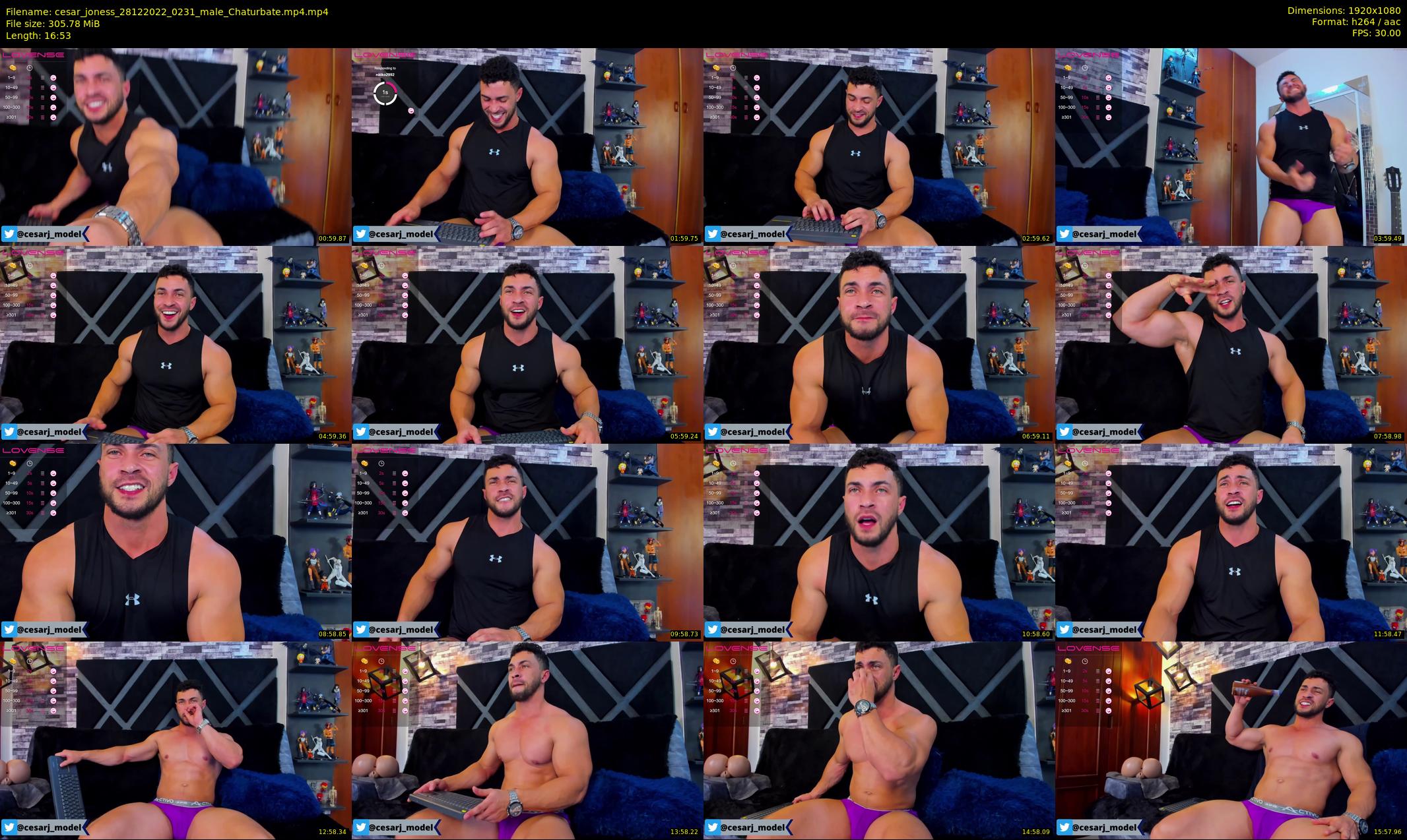 cesar_joness — 17 minute Chaturbate male cam show recording, 1080p, Dec 28, 2022