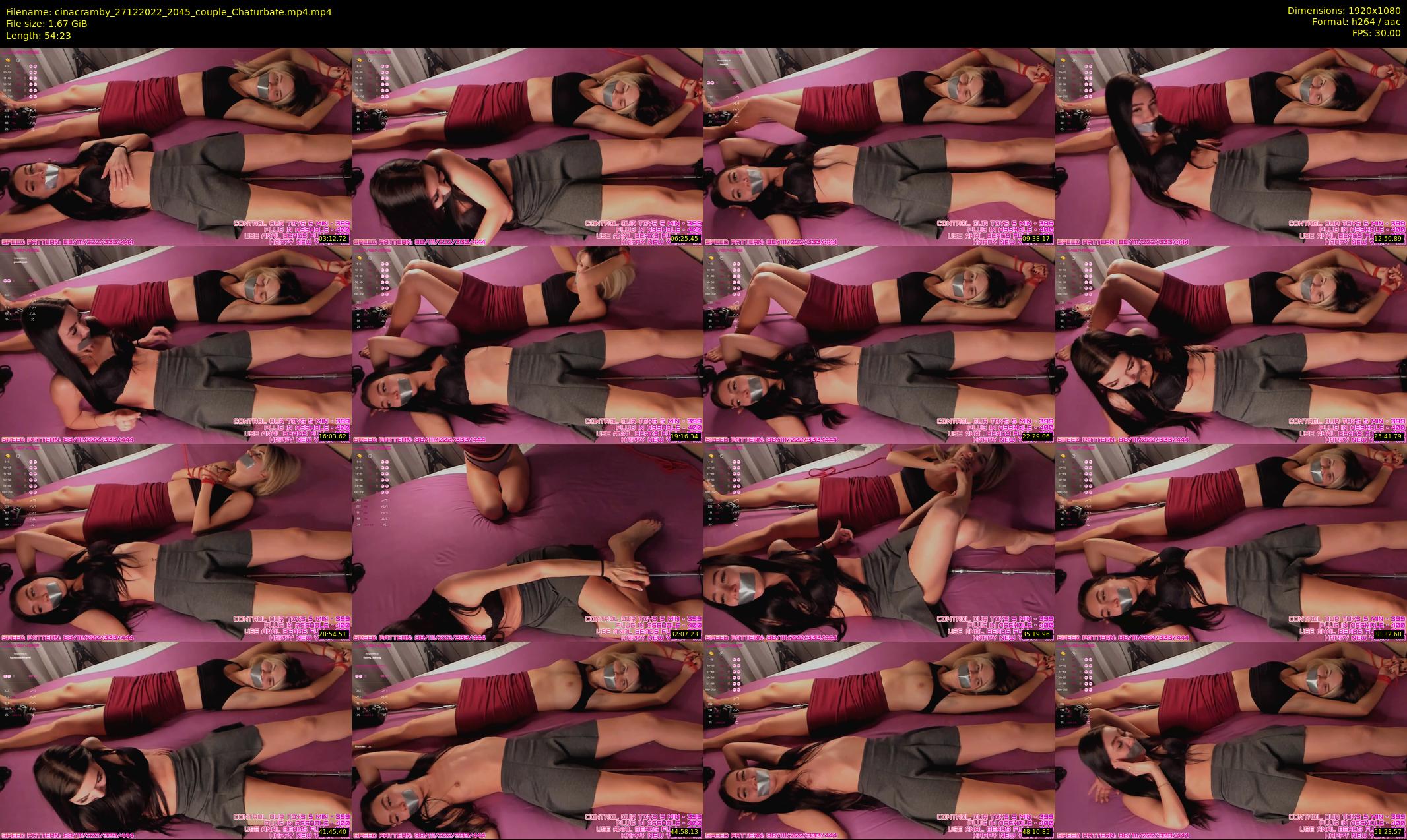 cinacramby — 55 minute Chaturbate female cam show recording, 1080p, Dec 27, 2022