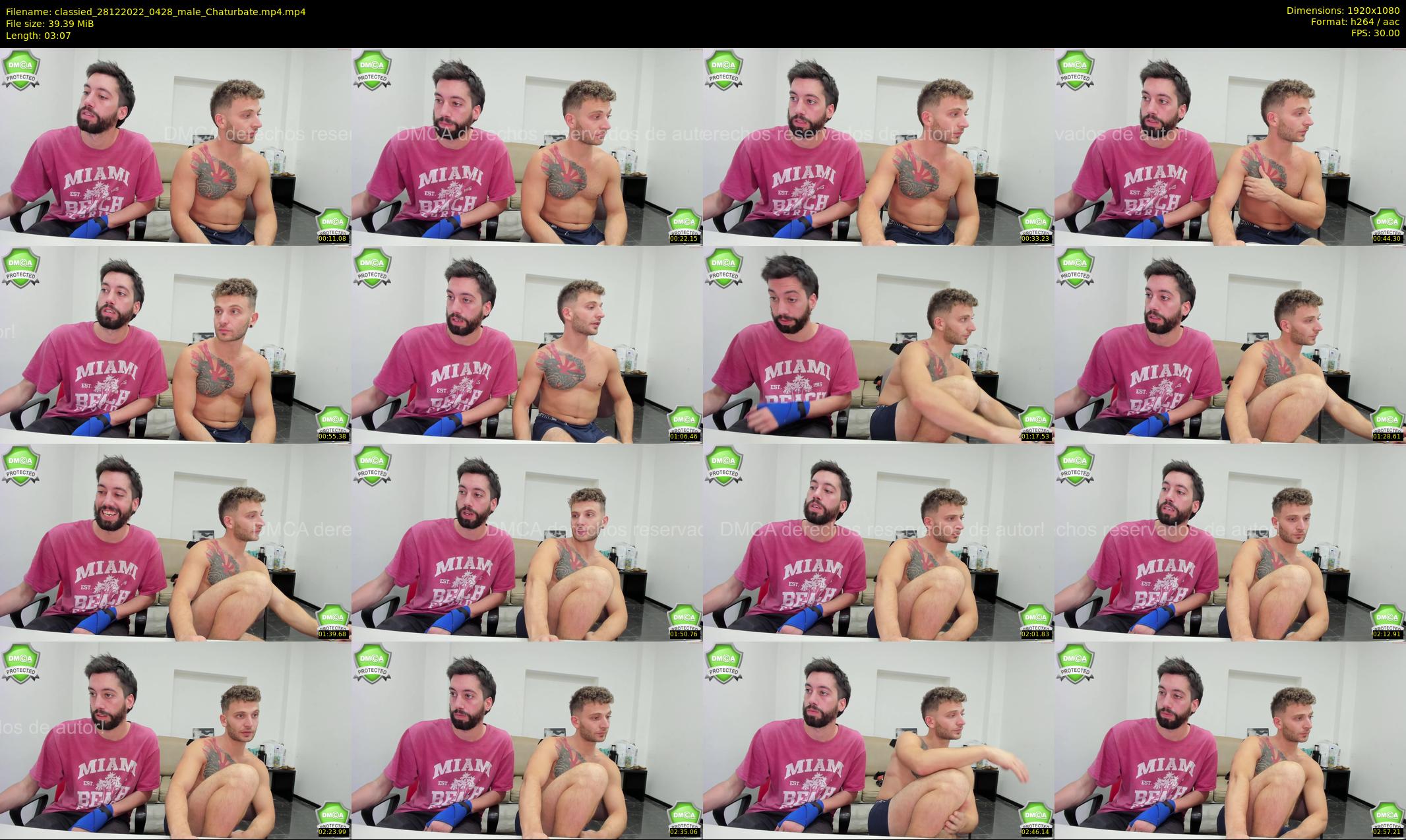 classied — 4 minute Chaturbate male cam show recording, 1080p, Dec 28, 2022
