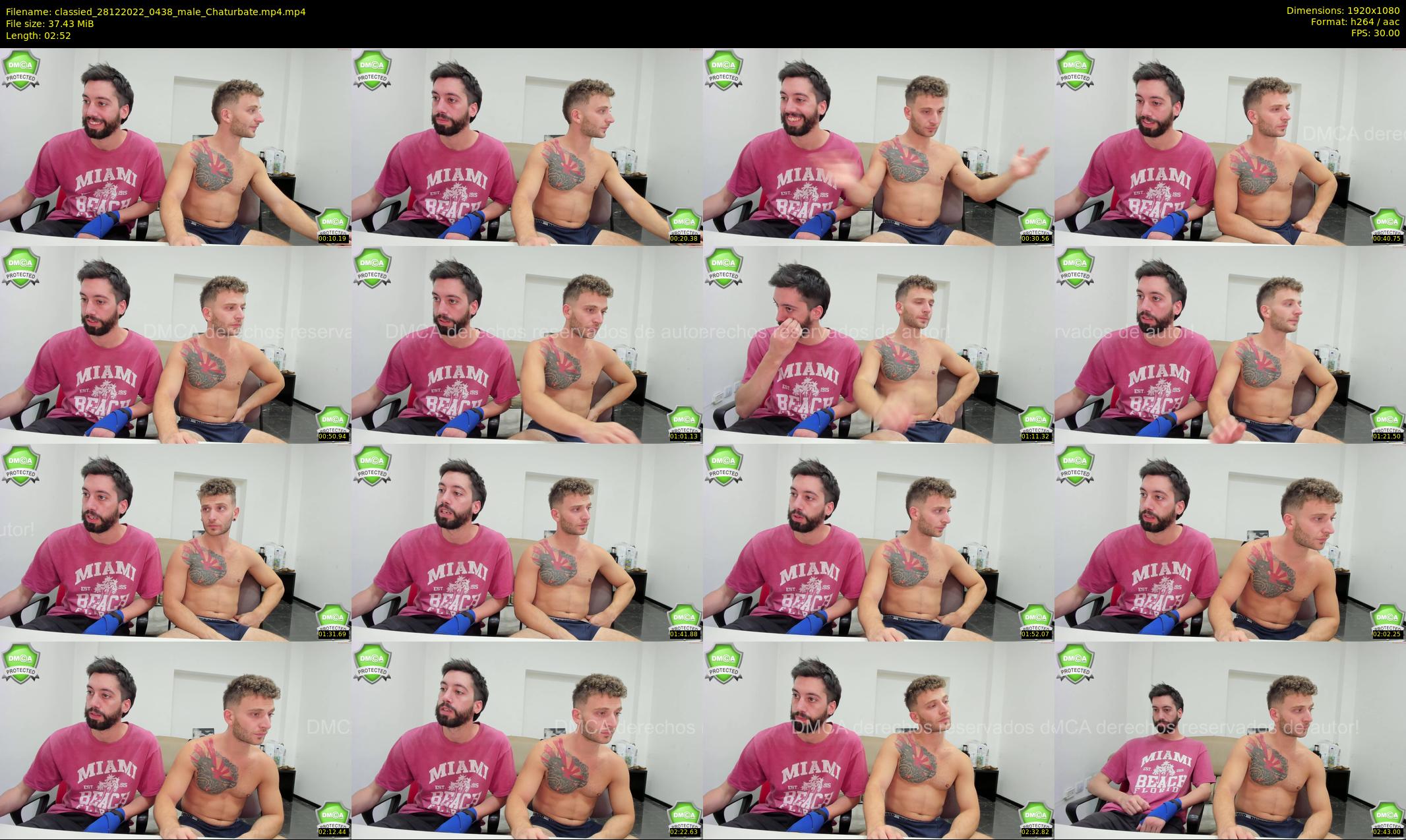 classied — 3 minute Chaturbate male cam show recording, 1080p, Dec 28, 2022