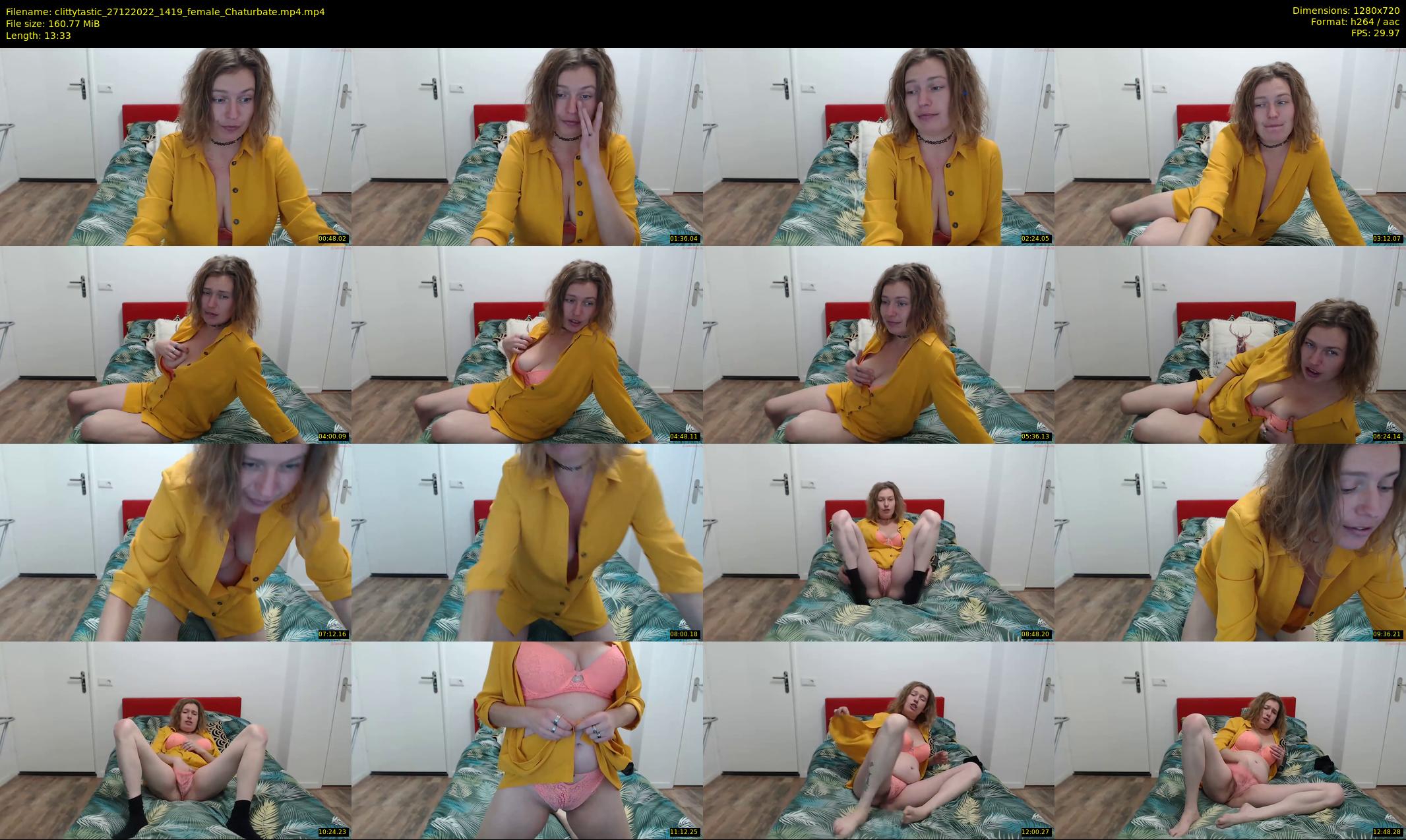 clittytastic — 14 minute Chaturbate female cam show recording, 720p, Dec 27, 2022