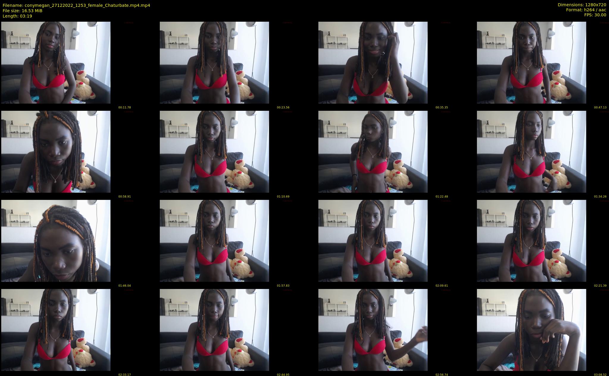 conymegan — 4 minute Chaturbate female cam show recording, 720p, Dec 27, 2022