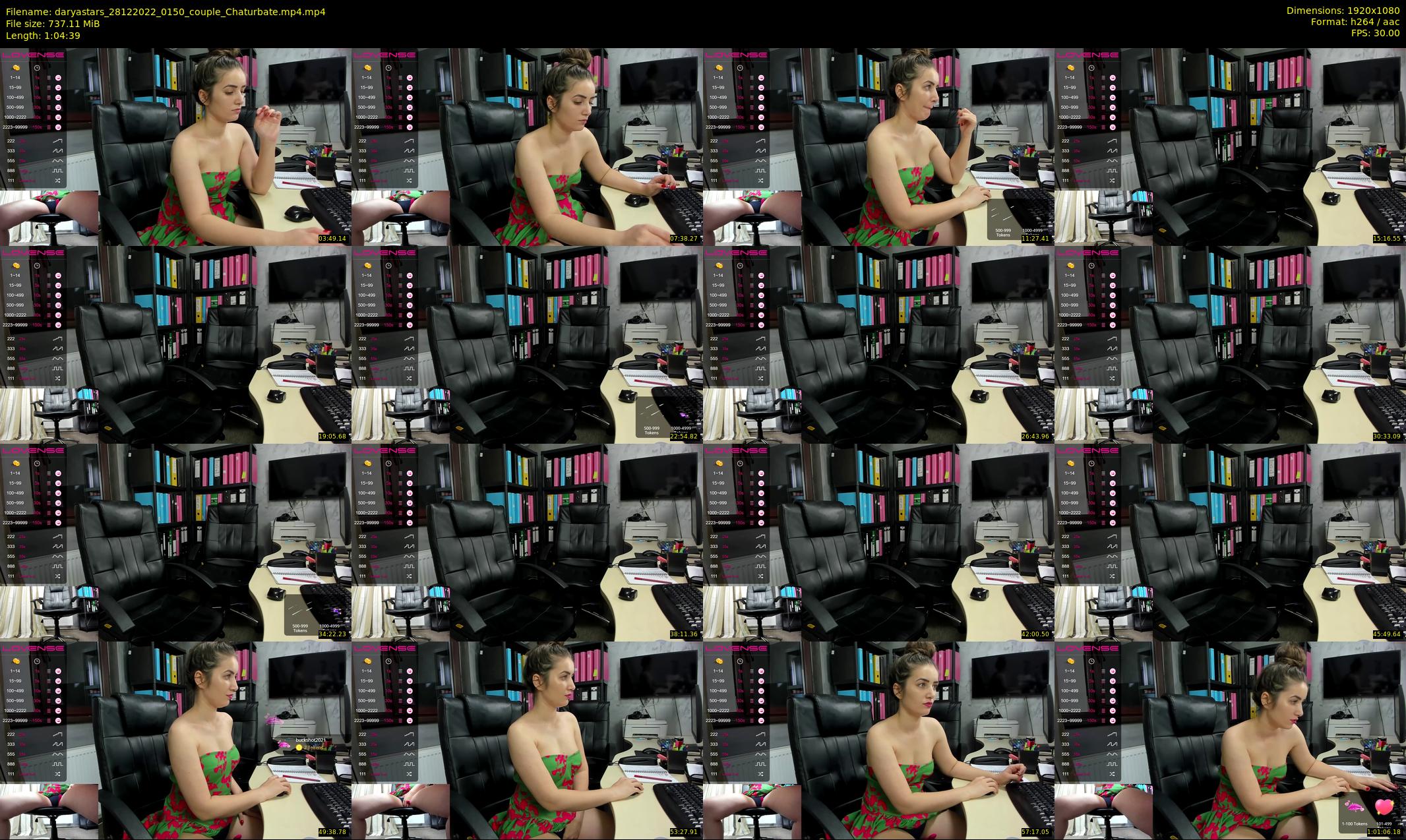 daryastars — 65 minute Chaturbate couple cam show recording, 1080p, Dec 28, 2022