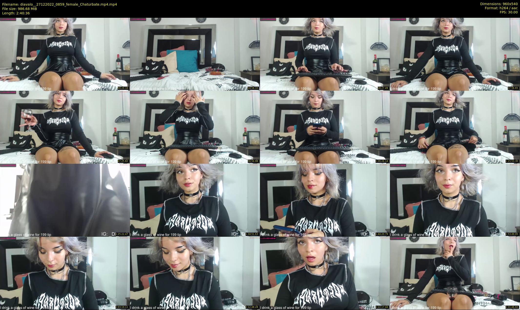 diavalo_ — 161 minute Chaturbate female cam show recording, 480p, Dec 27, 2022