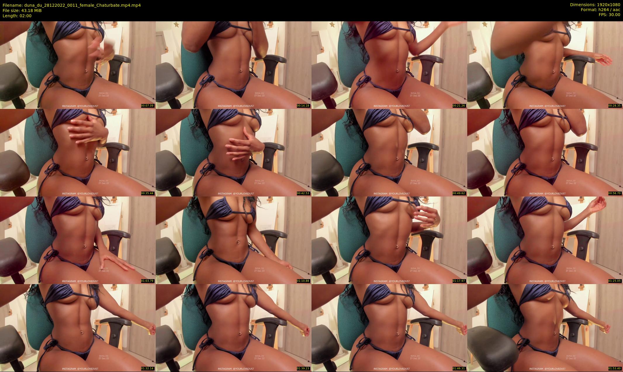 duna_du — 2 minute Chaturbate female cam show recording, 1080p, Dec 28, 2022