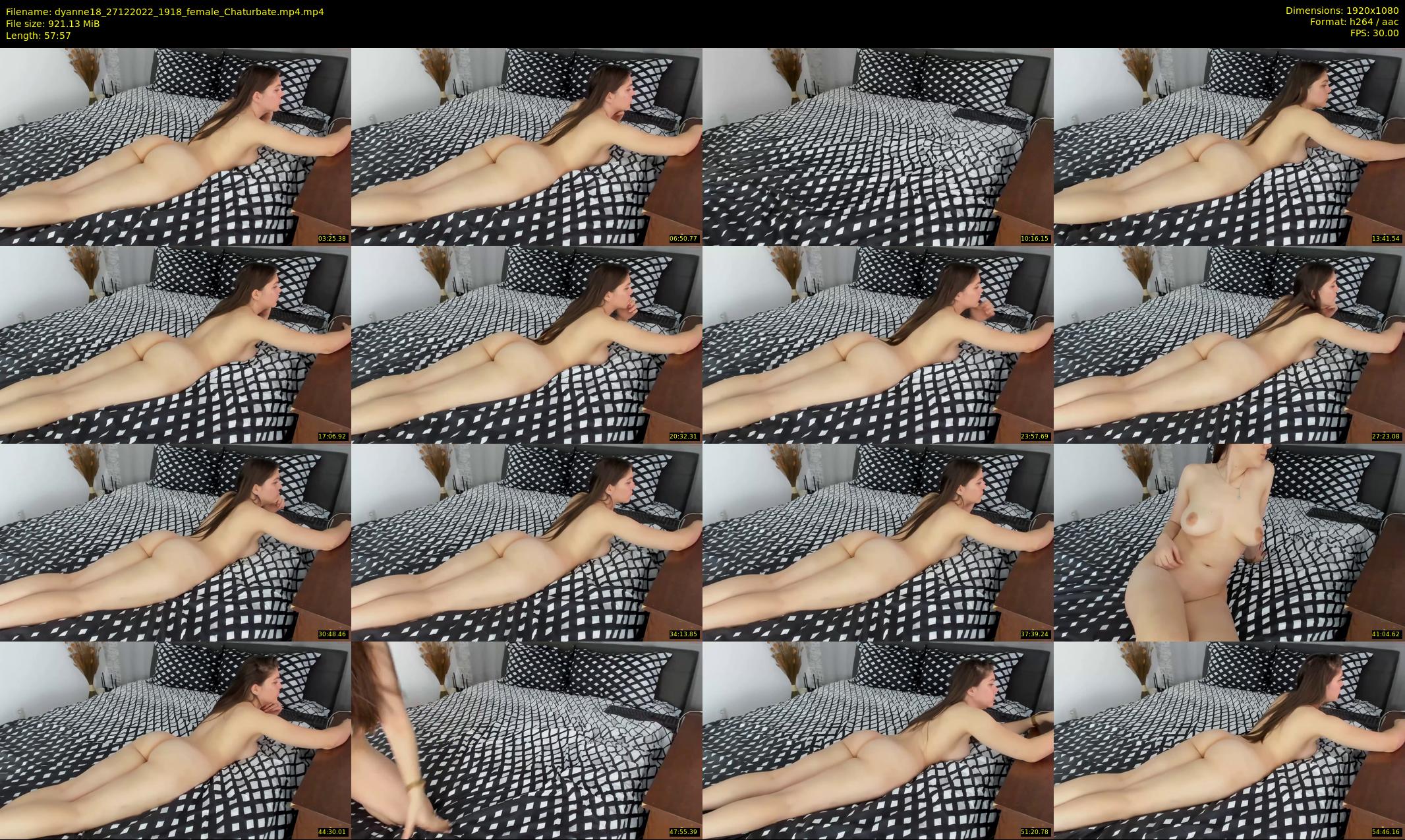 dyanne18 — 58 minute Chaturbate female cam show recording, 1080p, Dec 27, 2022