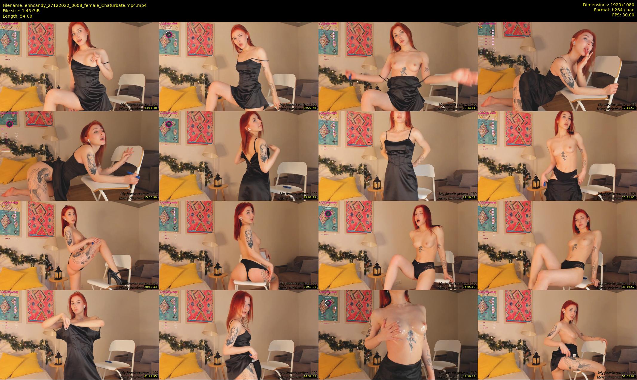 enncandy — 54 minute Chaturbate female cam show recording, 1080p, Dec 27, 2022