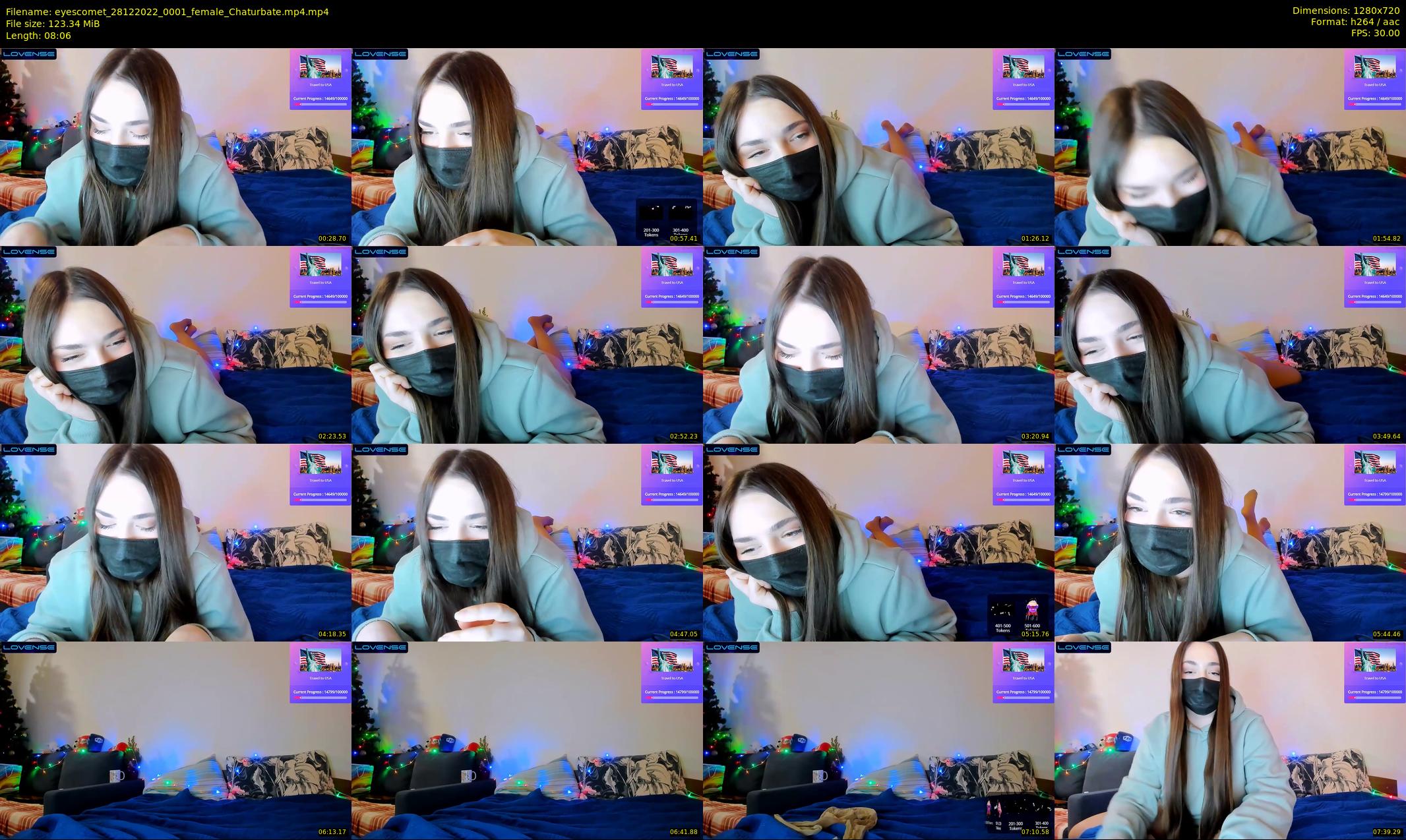 eyescomet — 9 minute Chaturbate female cam show recording, 720p, Dec 28, 2022