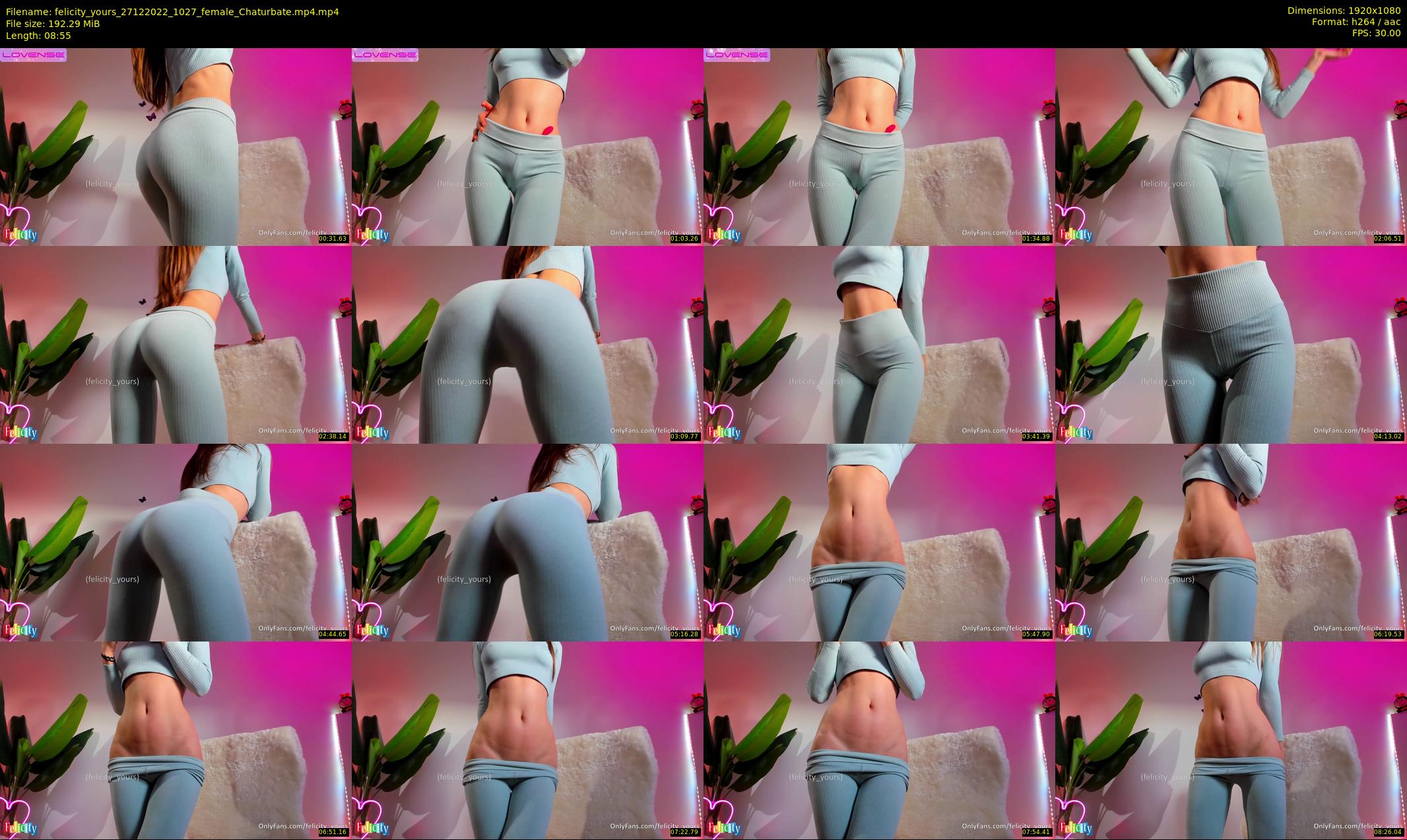felicity_yours — 9 minute Chaturbate female cam show recording, 1080p, Dec 27, 2022