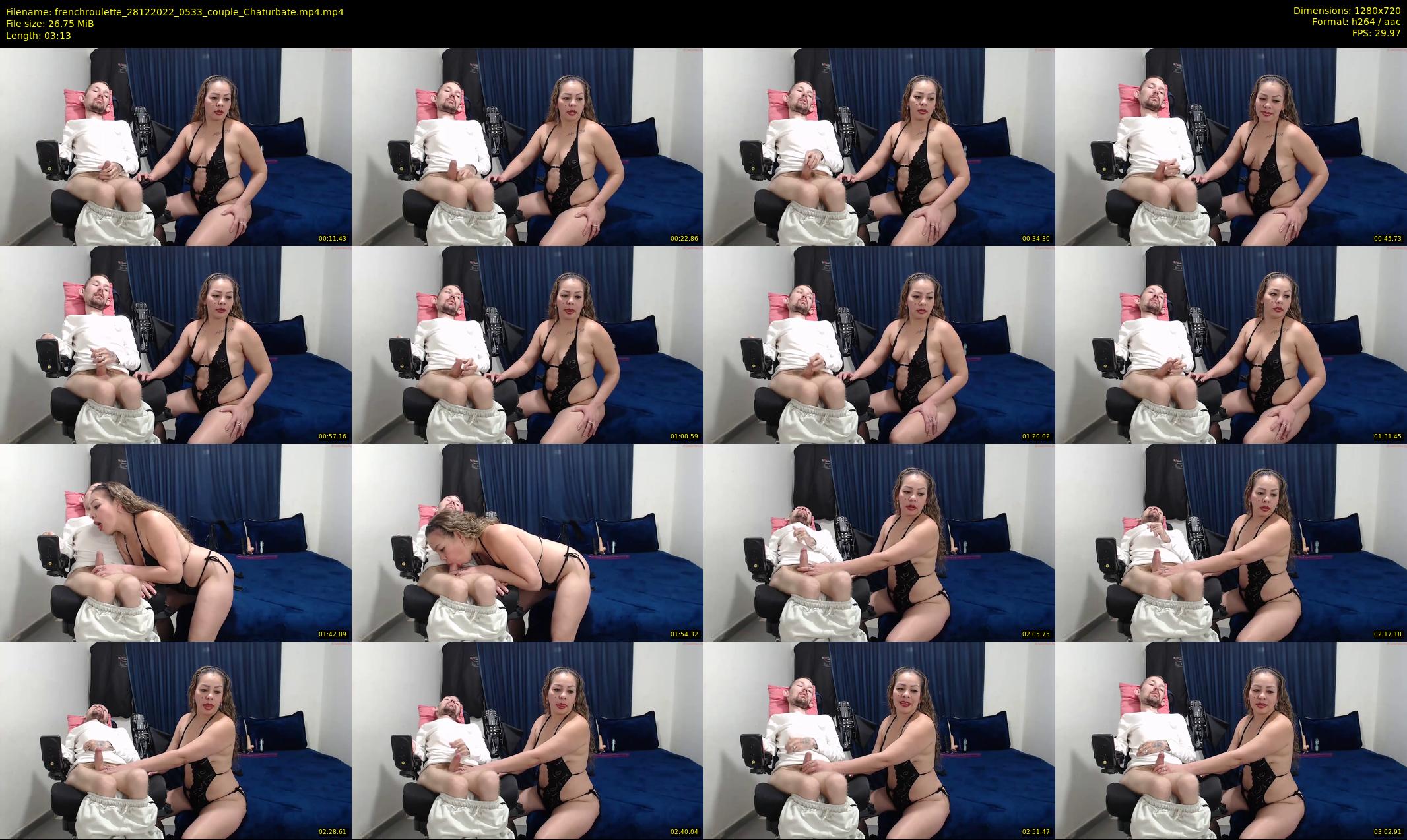 frenchroulette — 4 minute Chaturbate couple cam show recording, 720p, Dec 28, 2022