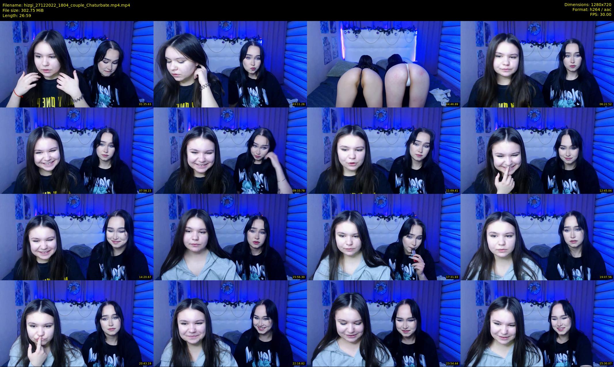 hizgi — 27 minute Chaturbate couple cam show recording, 720p, Dec 27, 2022