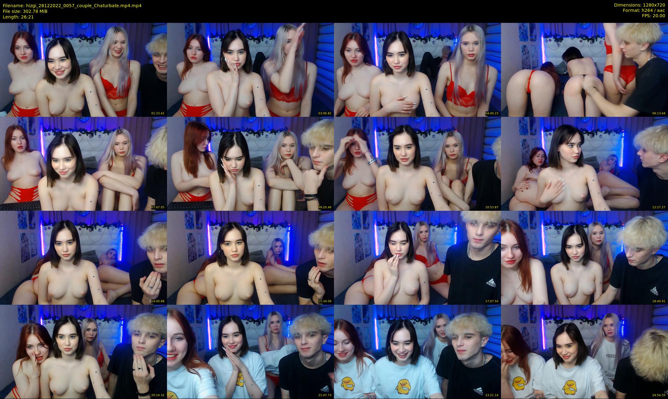 hizgi — 27 minute Chaturbate couple cam show recording, 720p, Dec 28, 2022