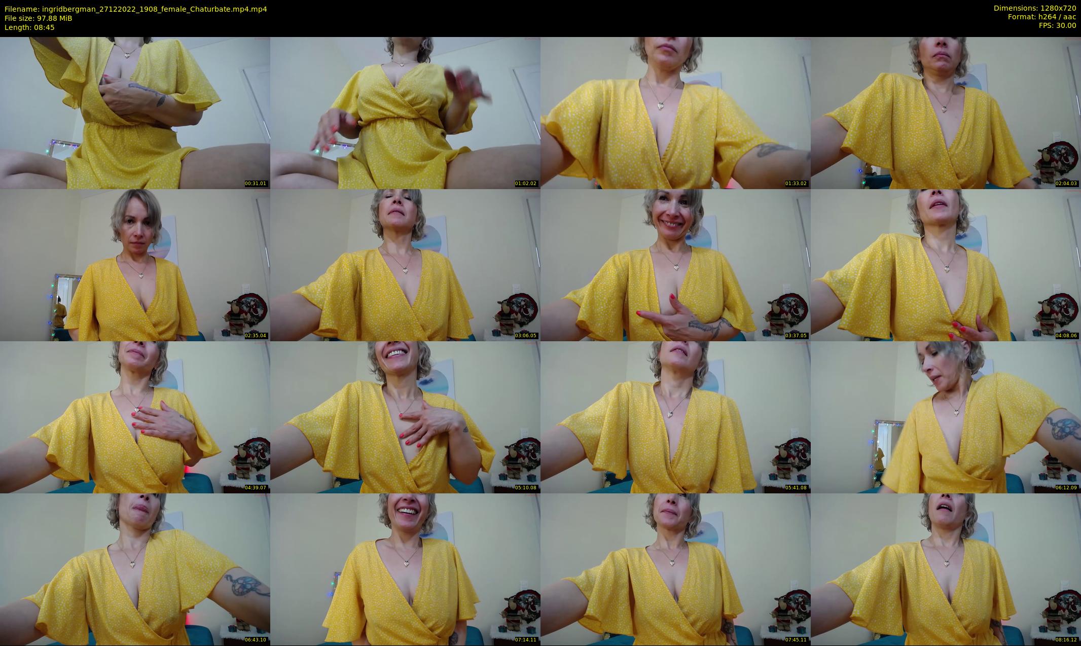 ingridbergman — 9 minute Chaturbate female cam show recording, 720p, Dec 27, 2022