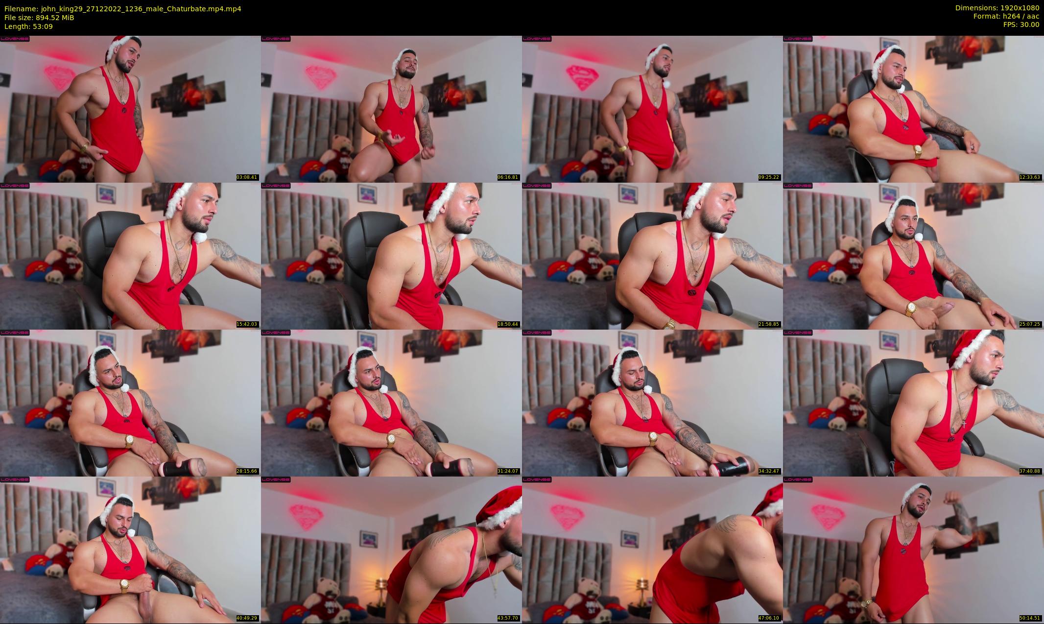 john_king29 — 54 minute Chaturbate male cam show recording, 1080p, Dec 27, 2022