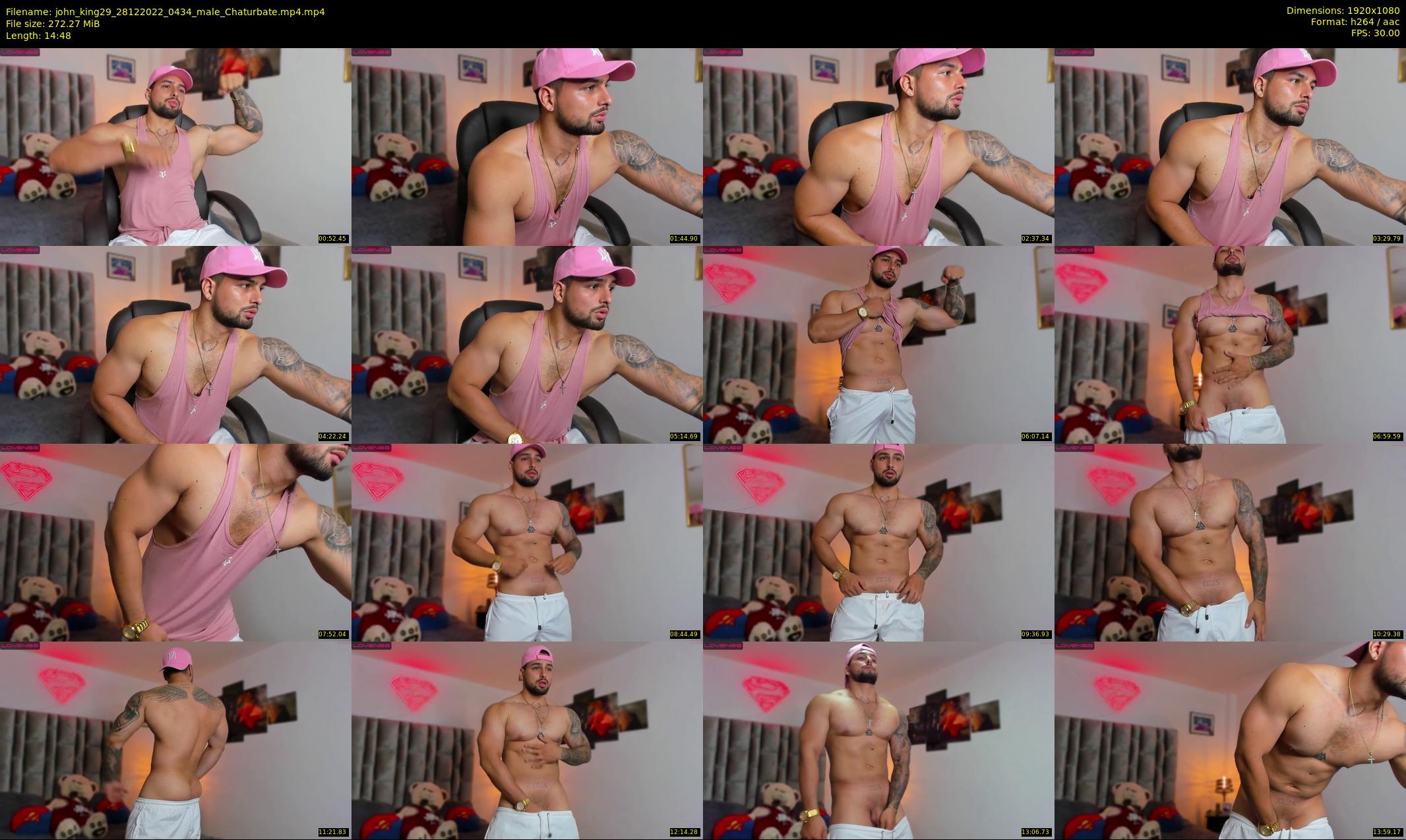 john_king29 — 15 minute Chaturbate male cam show recording, 1080p, Dec 28, 2022