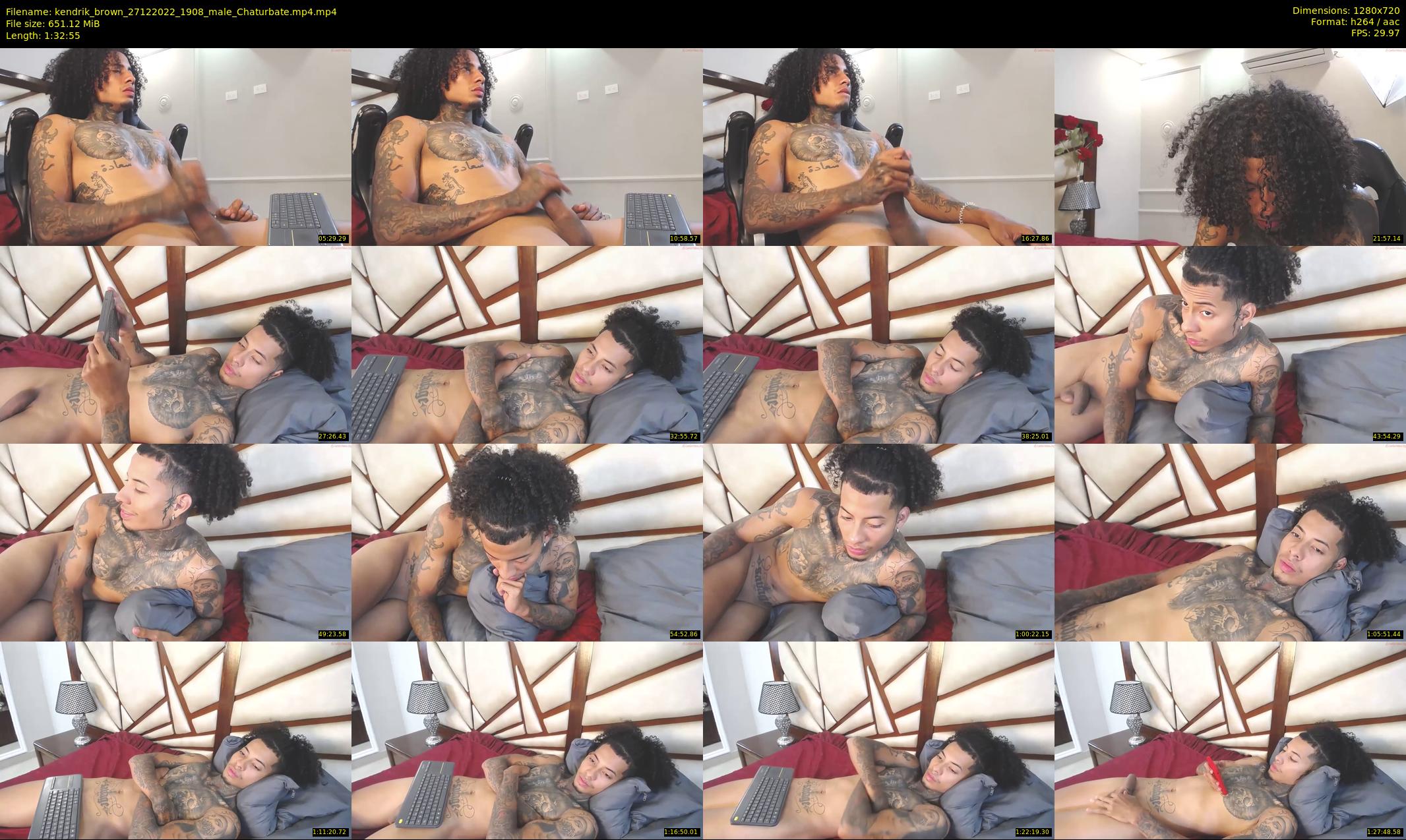 kendrik_brown — 93 minute Chaturbate male cam show recording, 720p, Dec 27, 2022