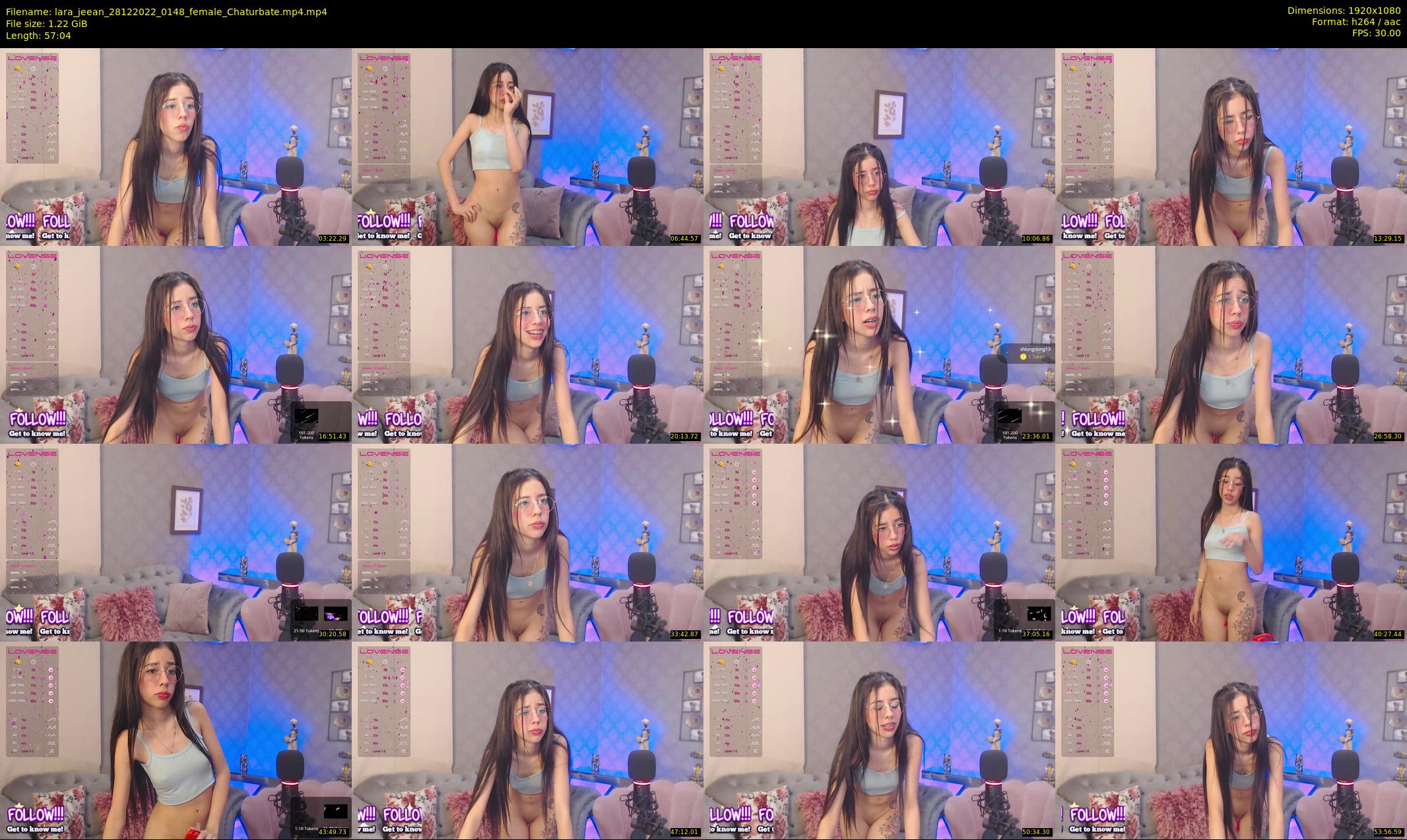 lara_jeean — 58 minute Chaturbate female cam show recording, 1080p, Dec 28, 2022