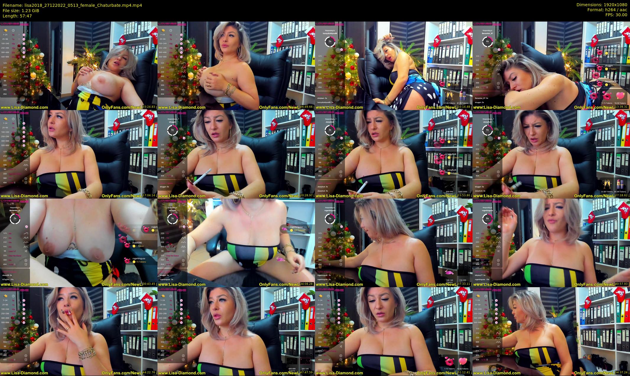 lisa2018 — 58 minute Chaturbate female cam show recording, 1080p, Dec 27, 2022