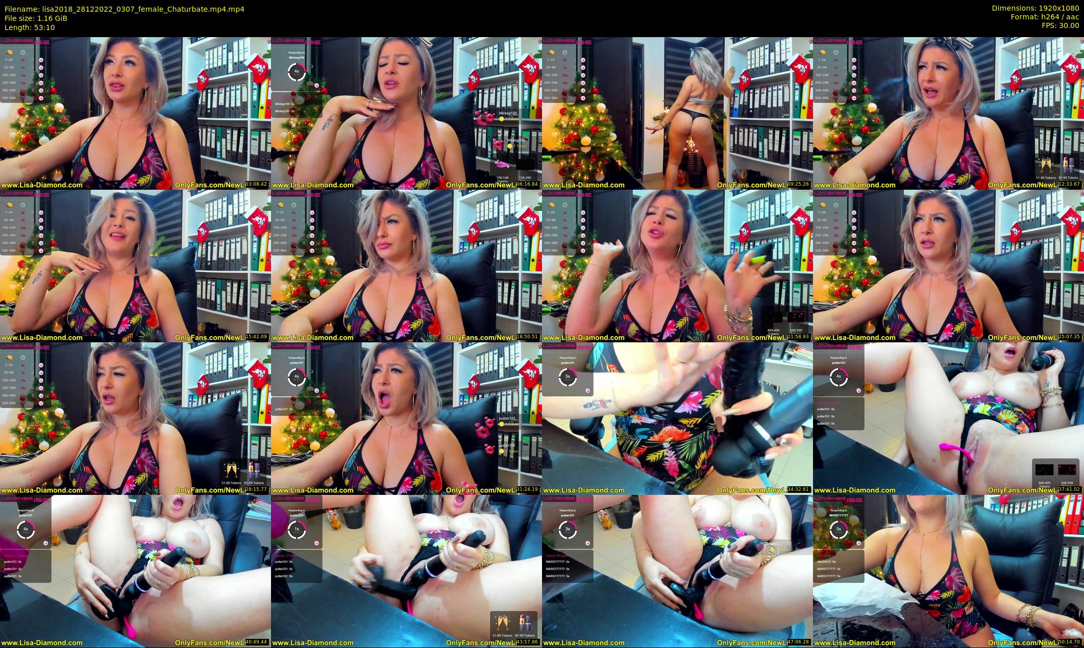 lisa2018 — 54 minute Chaturbate female cam show recording, 1080p, Dec 28, 2022