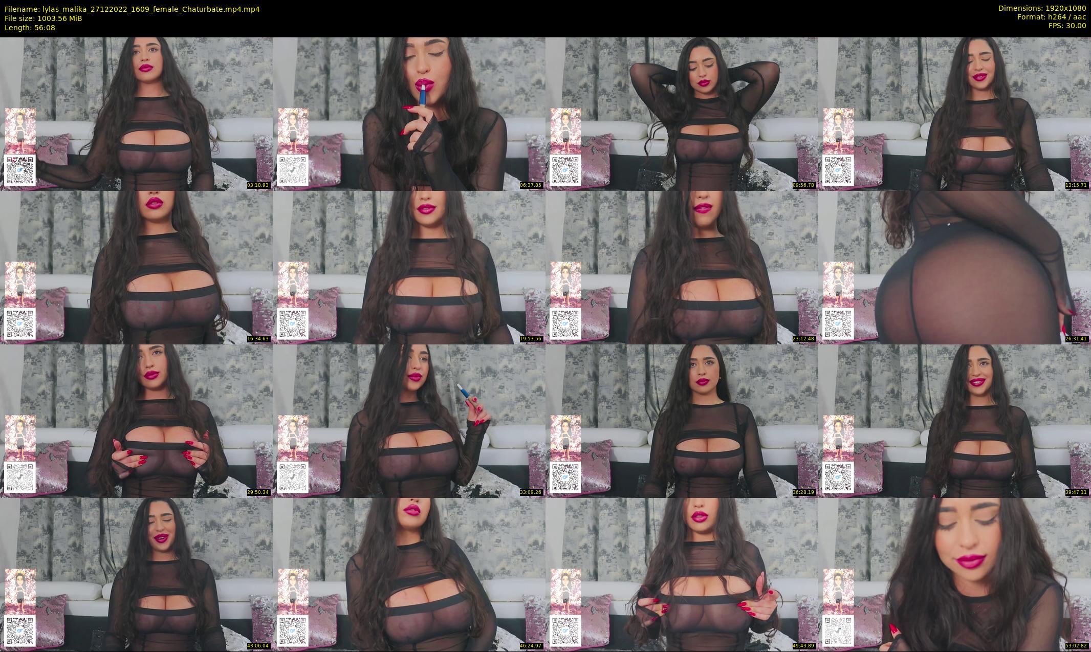 lylas_malika — 57 minute Chaturbate female cam show recording, 1080p, Dec 27, 2022