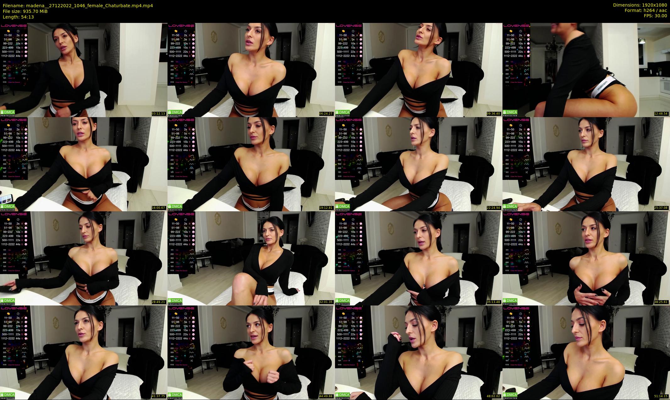madena_ — 55 minute Chaturbate female cam show recording, 1080p, Dec 27, 2022