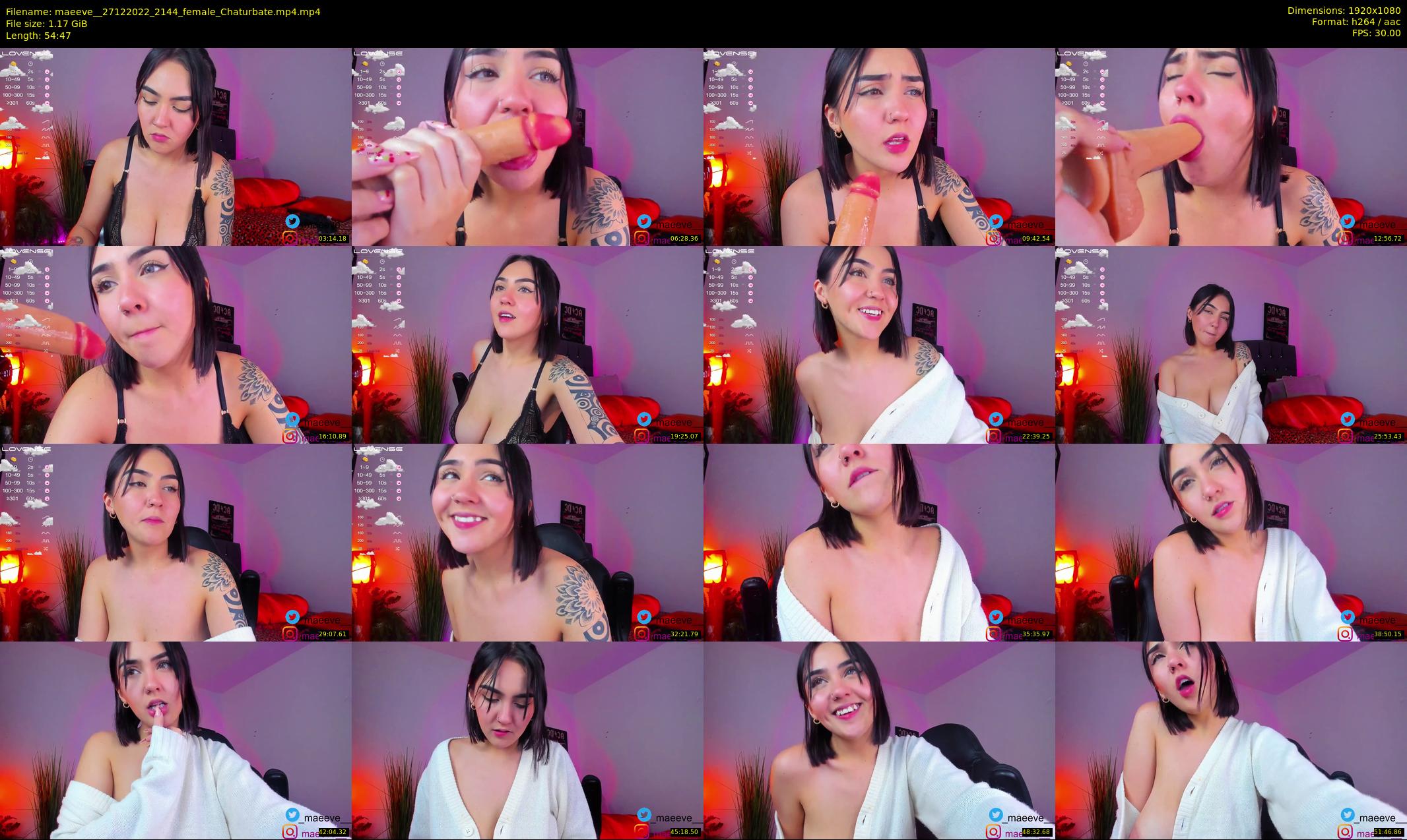 maeeve_ — 55 minute Chaturbate female cam show recording, 1080p, Dec 27, 2022