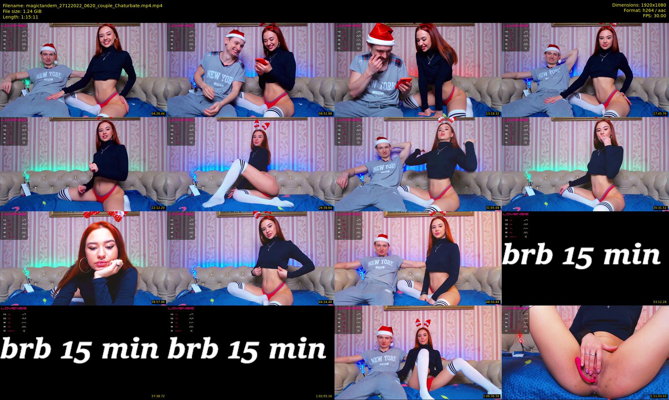 magictandem — 76 minute Chaturbate couple cam show recording, 1080p, Dec 27, 2022