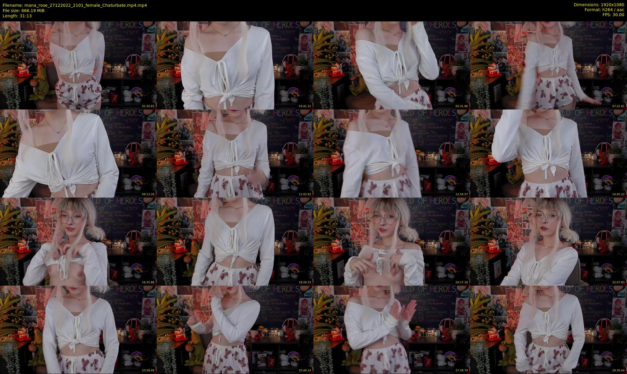 mana_rose — 32 minute Chaturbate female cam show recording, 1080p, Dec 27, 2022